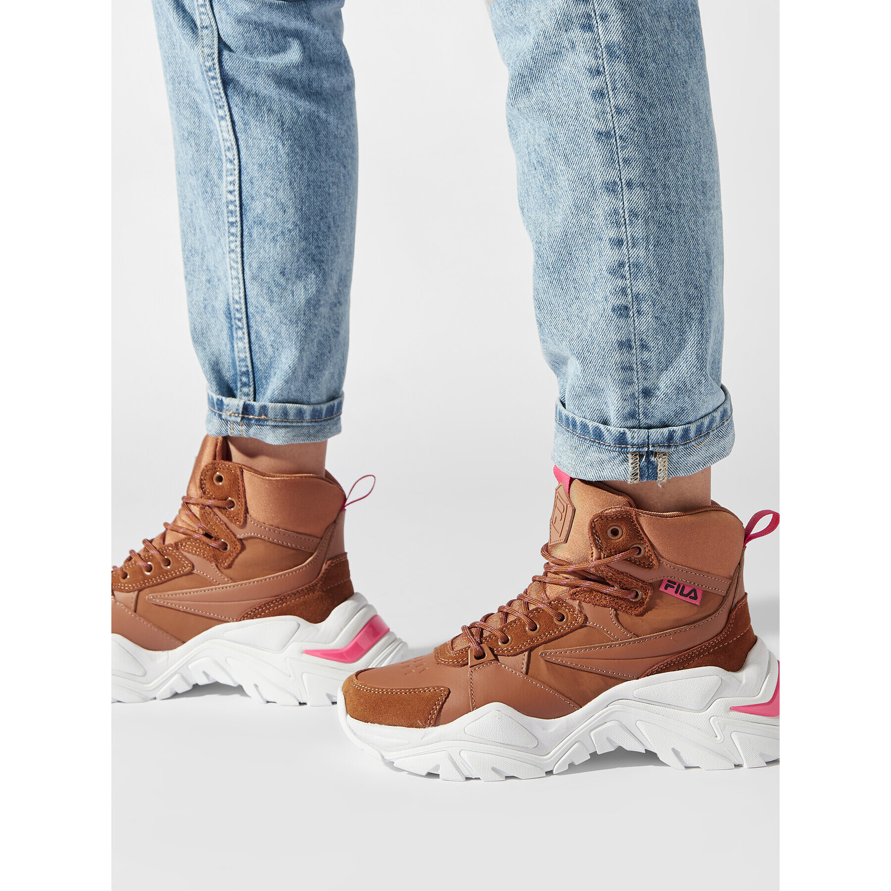 Fila Sneakersy Electrove Desert Boot S Wmn FFW0180.70010 Hnědá - Pepit.cz