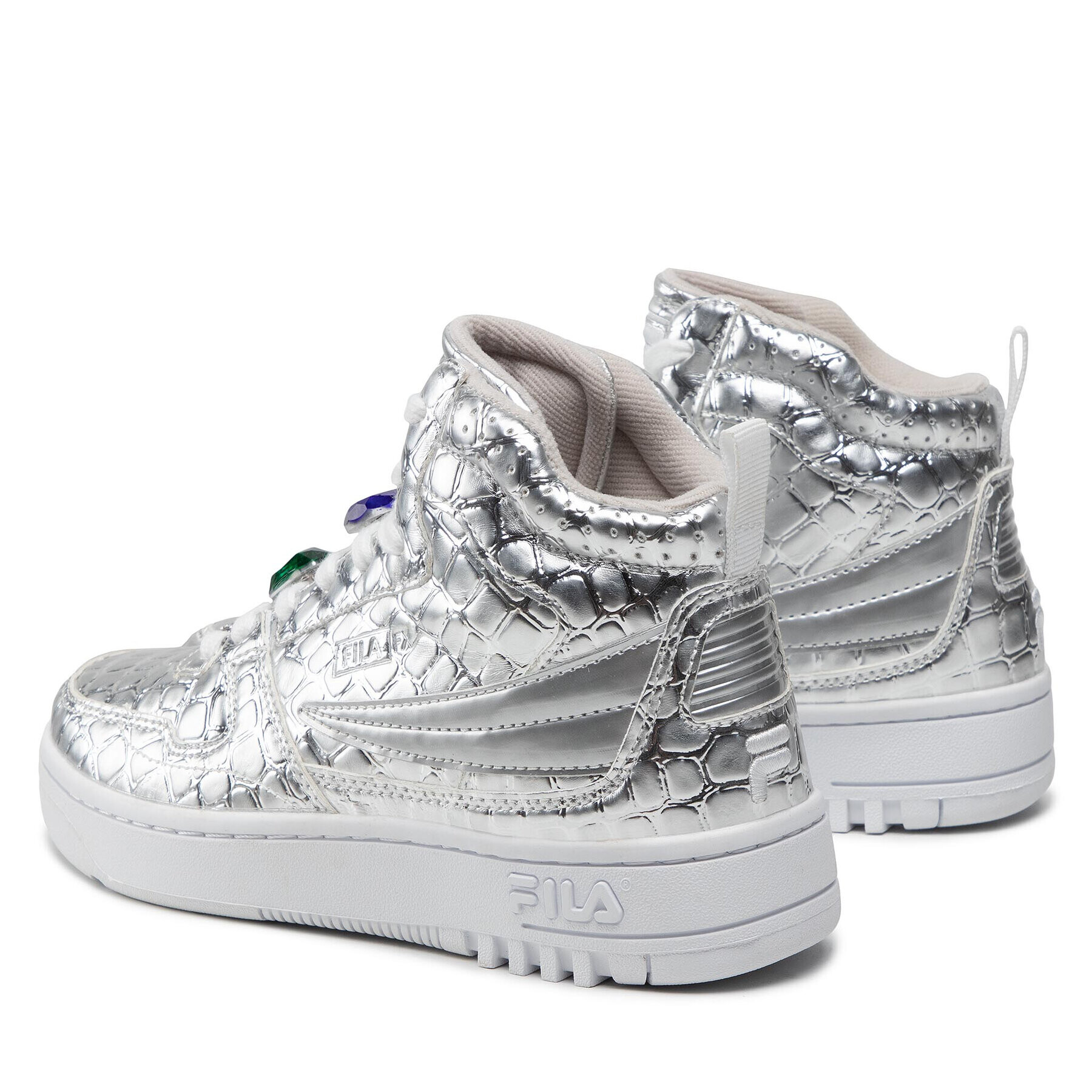 Fila Sneakersy FXVentuno F Mid Wmn 1011348.3VW Stříbrná - Pepit.cz