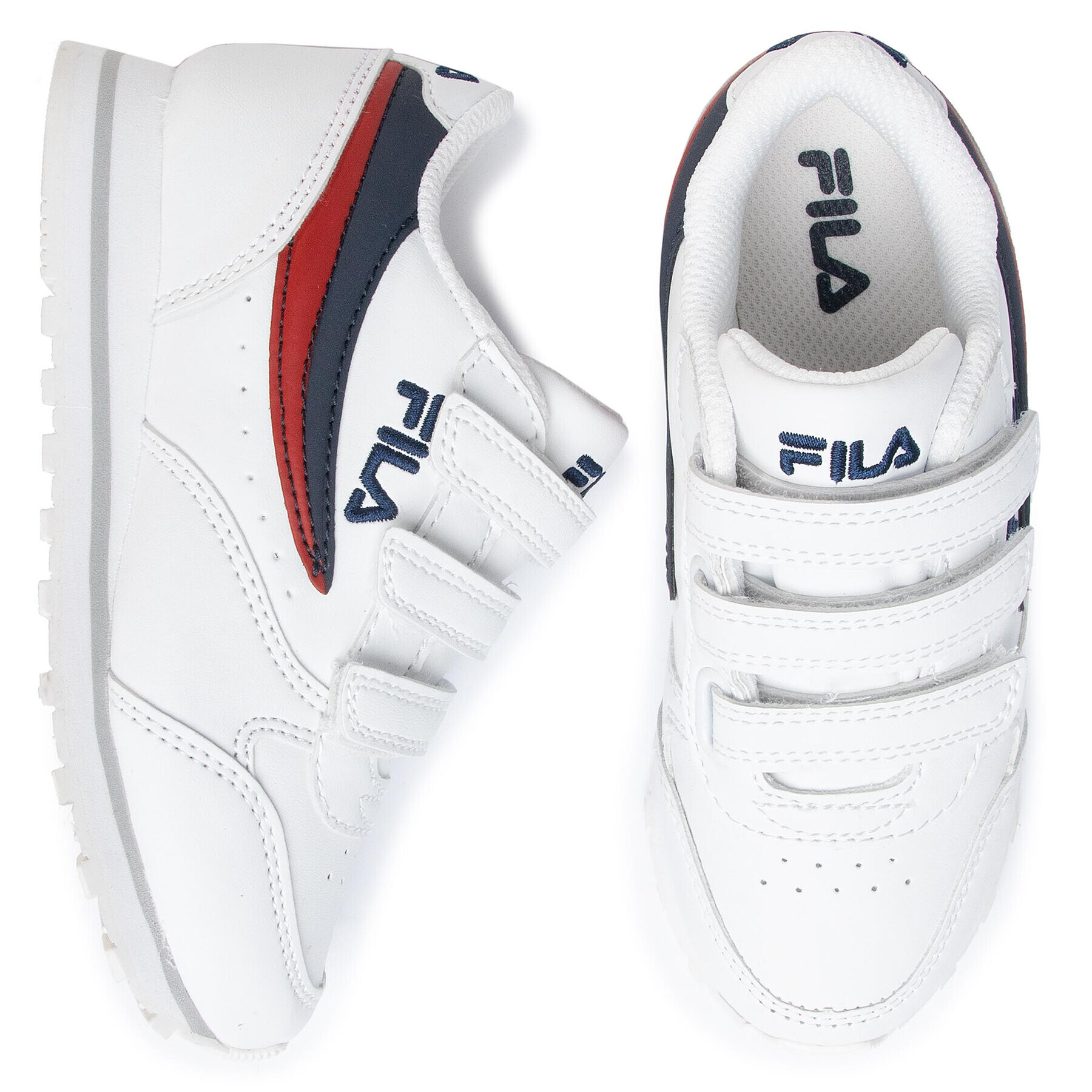 Fila Sneakersy Orbit Velcro Low Kids 1010785.98F Bílá - Pepit.cz