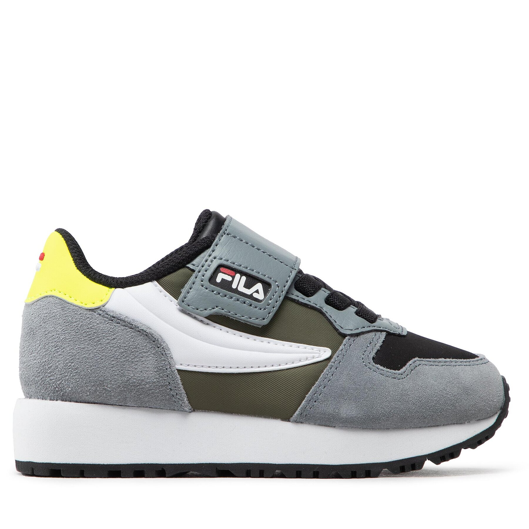 Fila Sneakersy Retroque Velcro Kids FFK0036.83149 Šedá - Pepit.cz