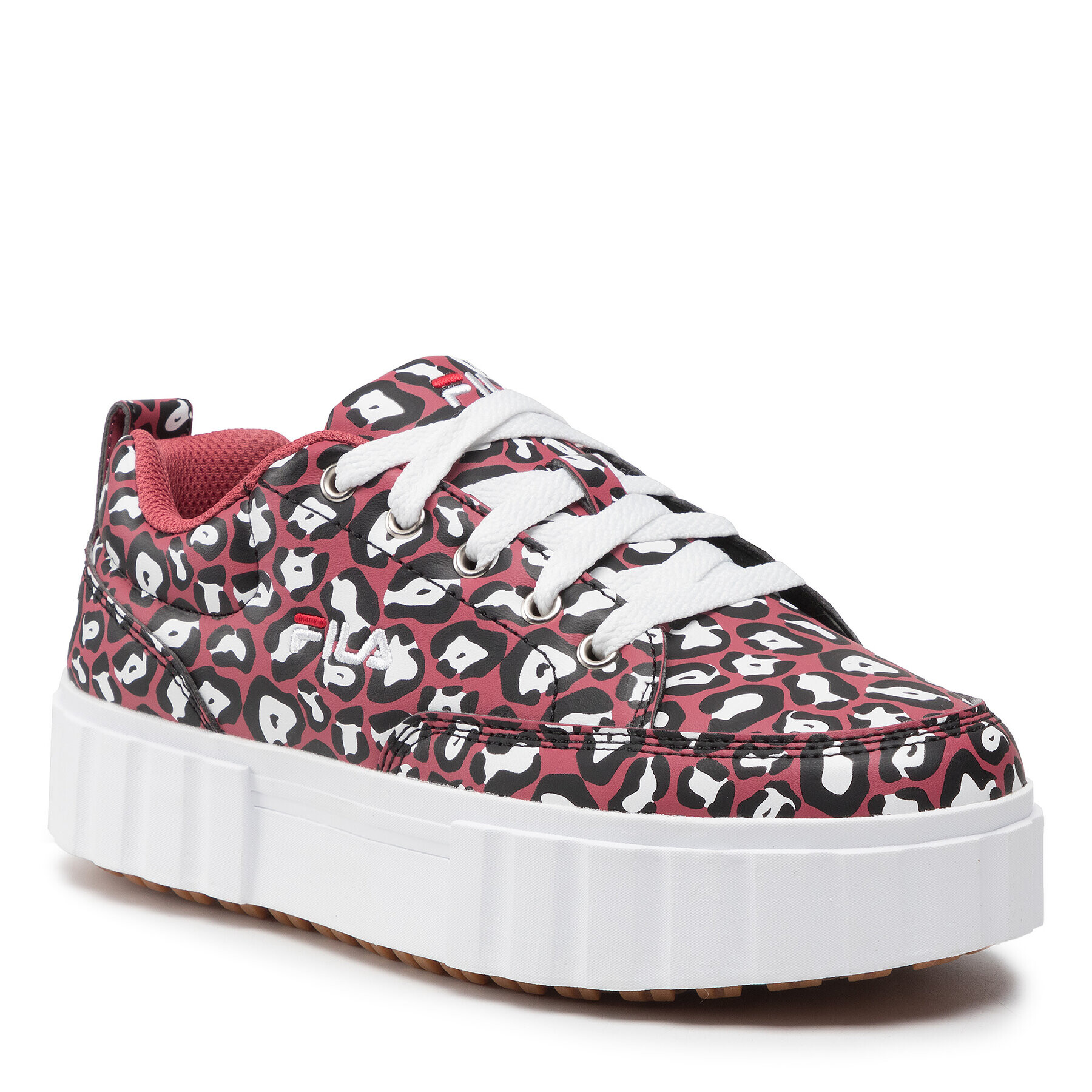 Fila Sneakersy Sandblast Low Kids 1011421.74T S Bordó - Pepit.cz