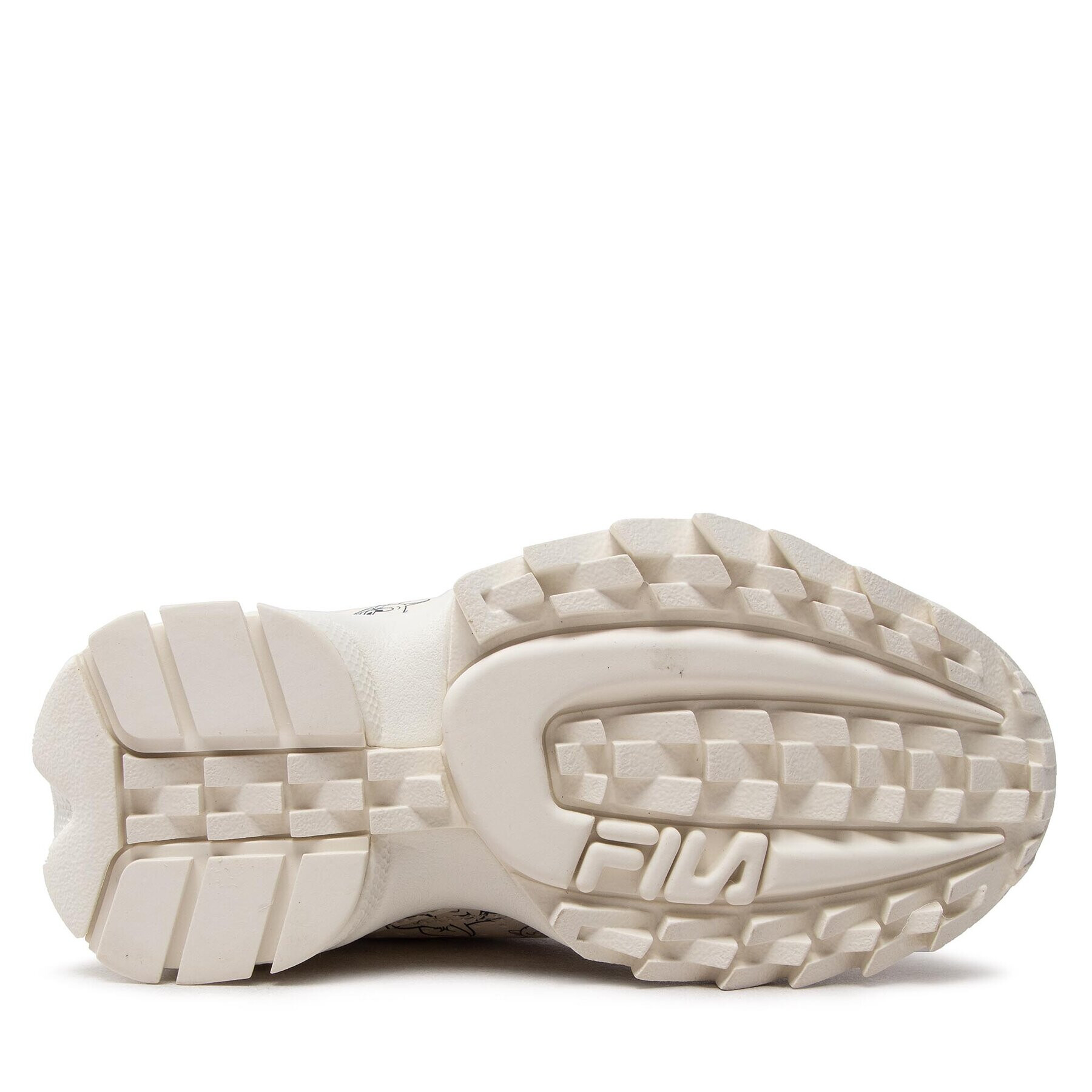 Fila Sneakersy Wb Disruptor Aop Kids FFK0093.10005 Bílá - Pepit.cz