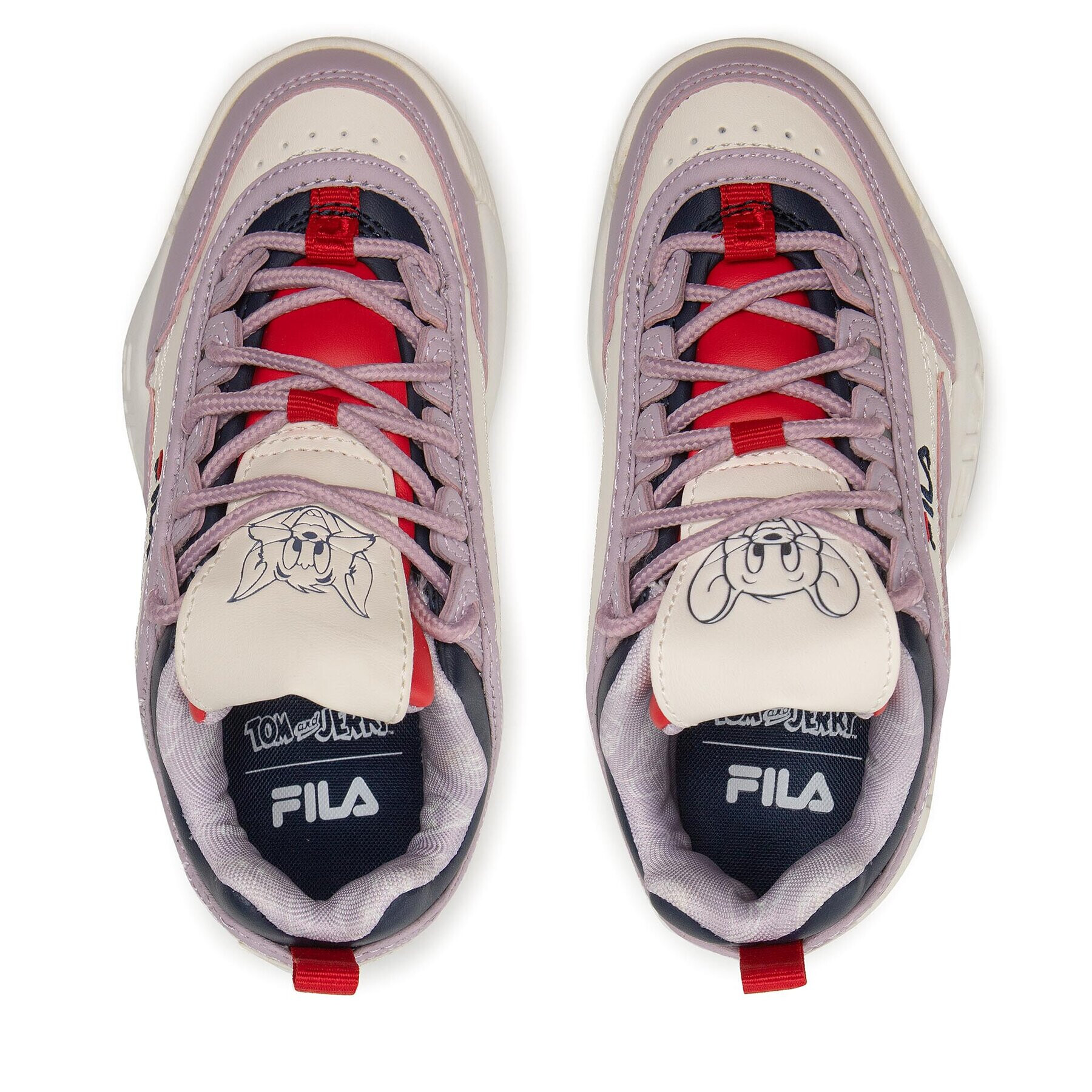 Fila Sneakersy Wb Disruptor Kids FFK0094.13159 Fialová - Pepit.cz