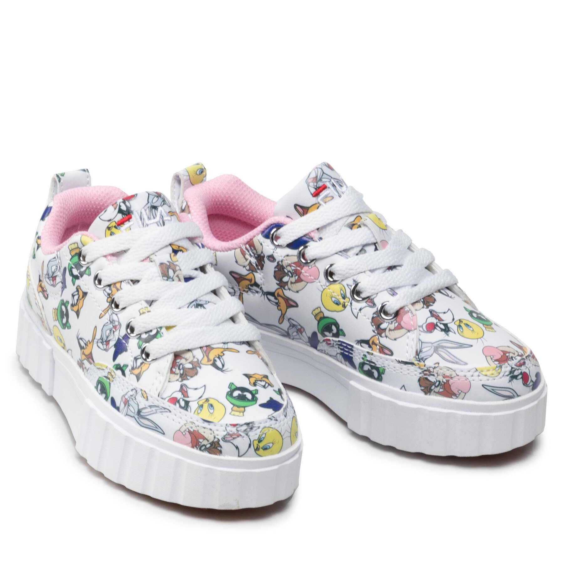 Fila Sneakersy Wb Sandblast Aop Kids FFK0029.10004 Bílá - Pepit.cz