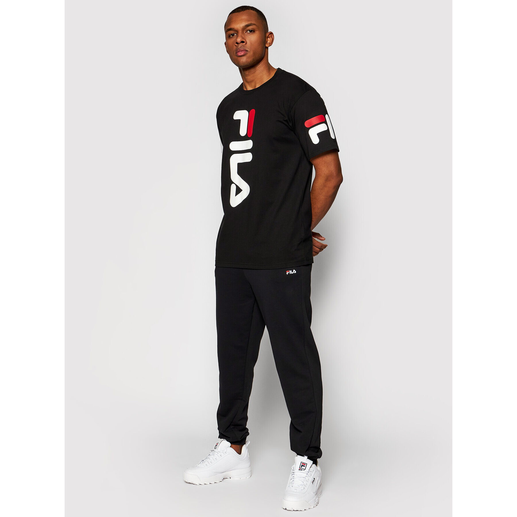 Fila T-Shirt Allan 688463 Černá Regular Fit - Pepit.cz