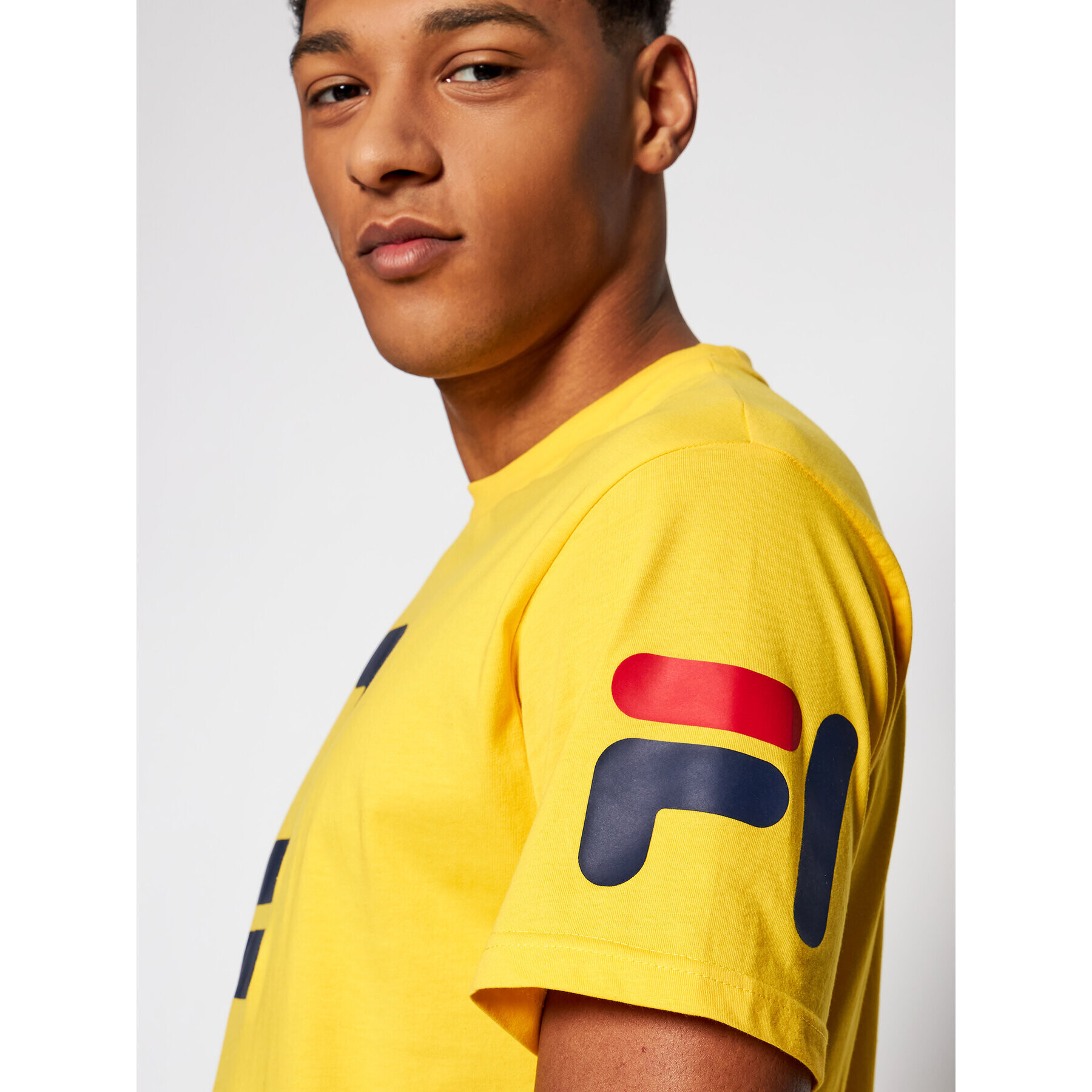 Fila T-Shirt Allan 688463 Žlutá Regular Fit - Pepit.cz