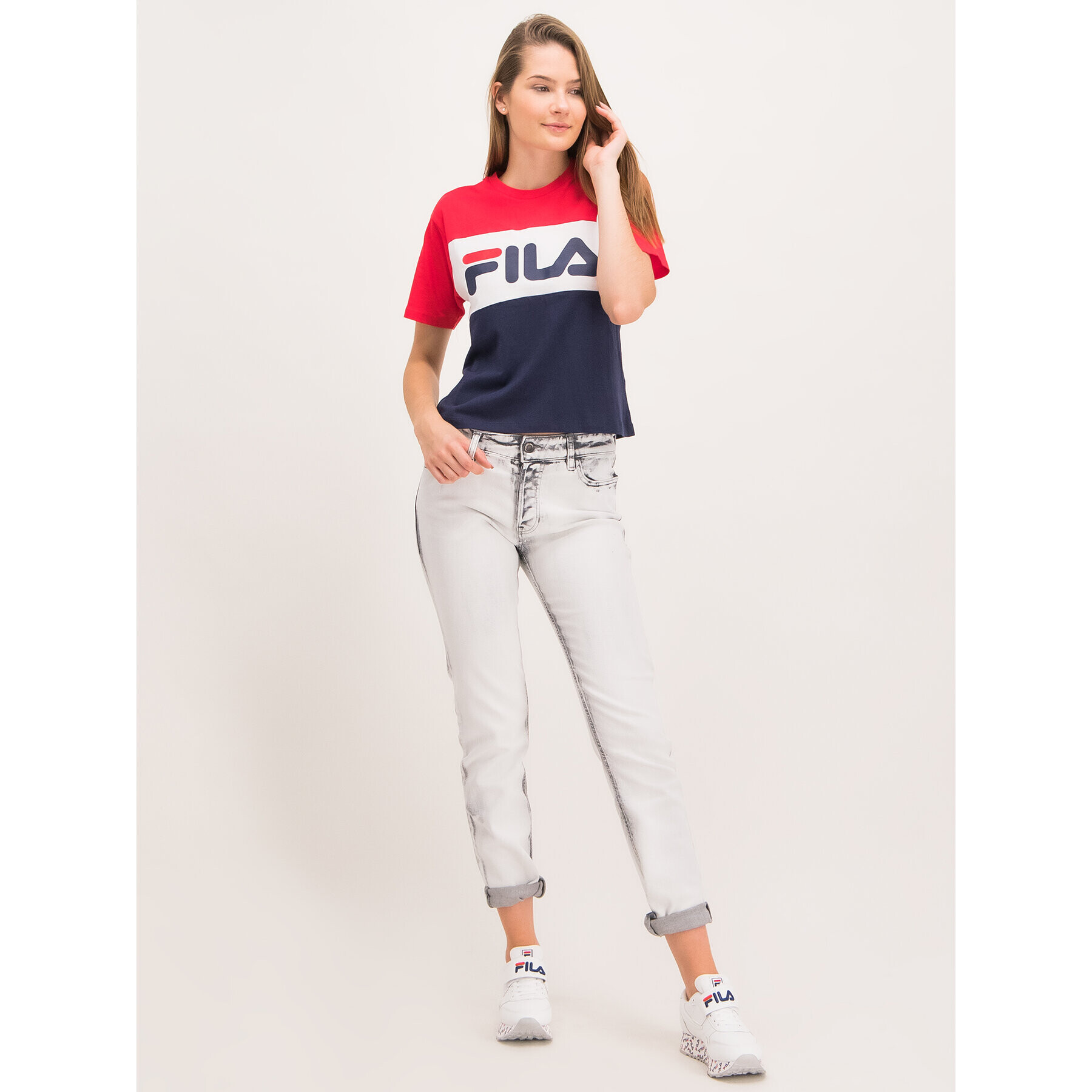 Fila T-Shirt Allison 682125 Barevná Regular Fit - Pepit.cz