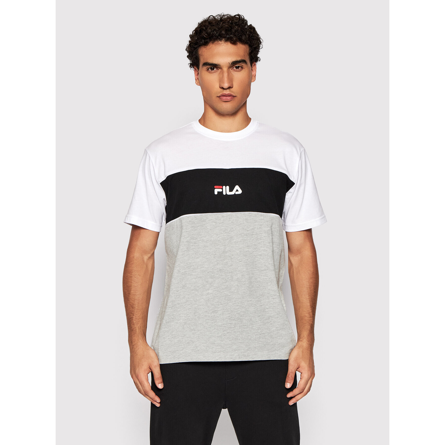 Fila T-Shirt Anoki 688468 Šedá Regular Fit - Pepit.cz