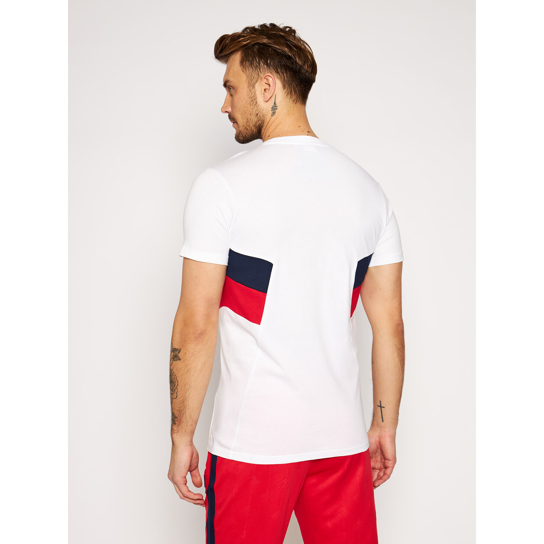 Fila T-Shirt Barry Tee 687482 Bílá Regular Fit - Pepit.cz