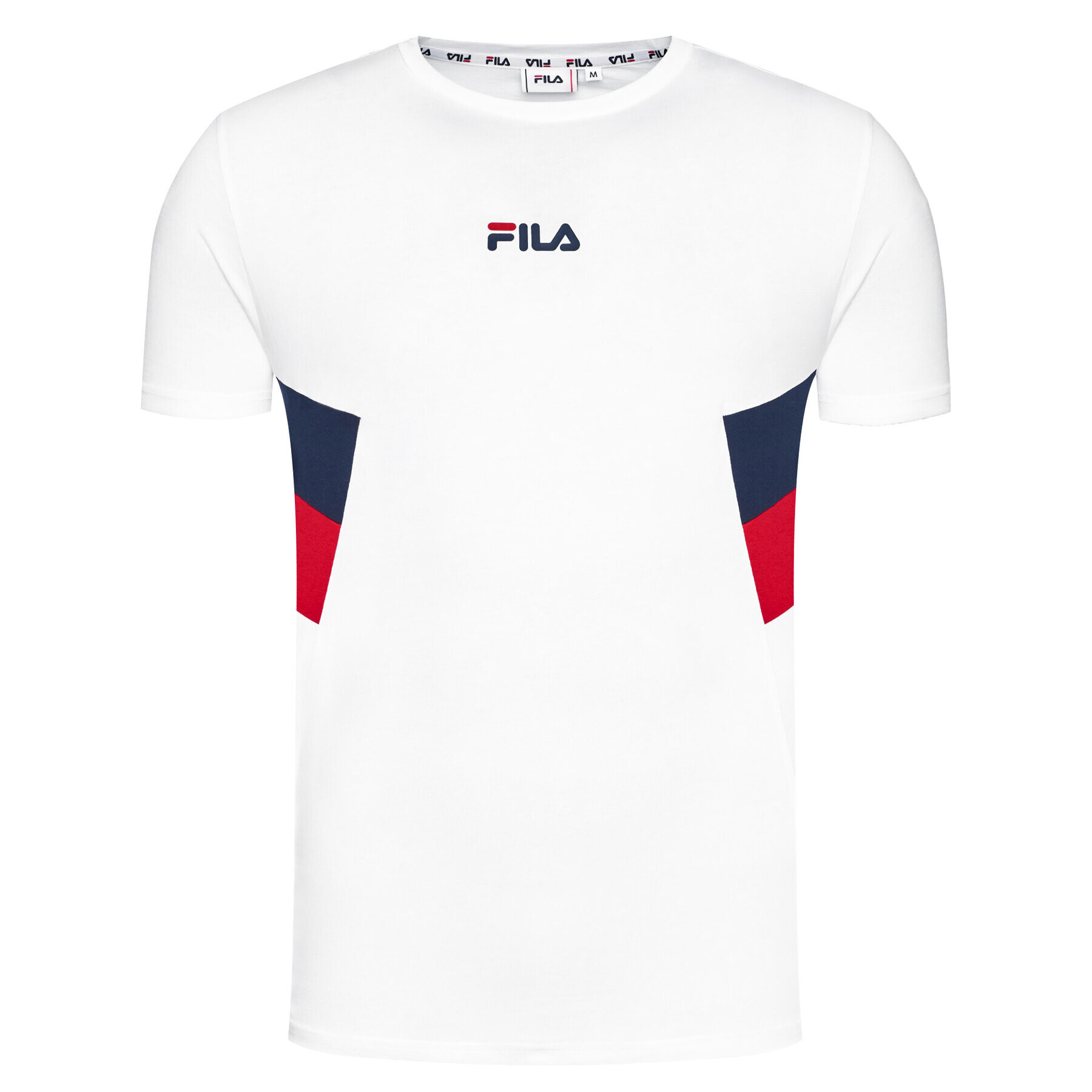 Fila T-Shirt Barry Tee 687482 Bílá Regular Fit - Pepit.cz