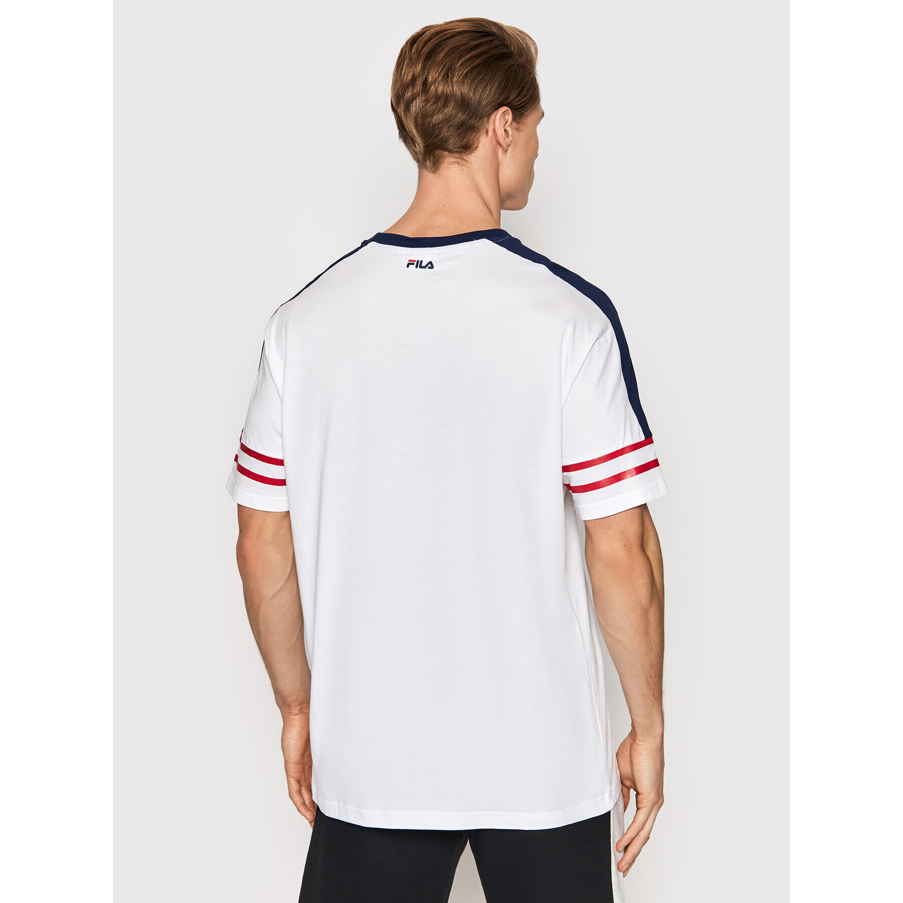 Fila T-Shirt Barstow 768989 Bílá Loose Fit - Pepit.cz