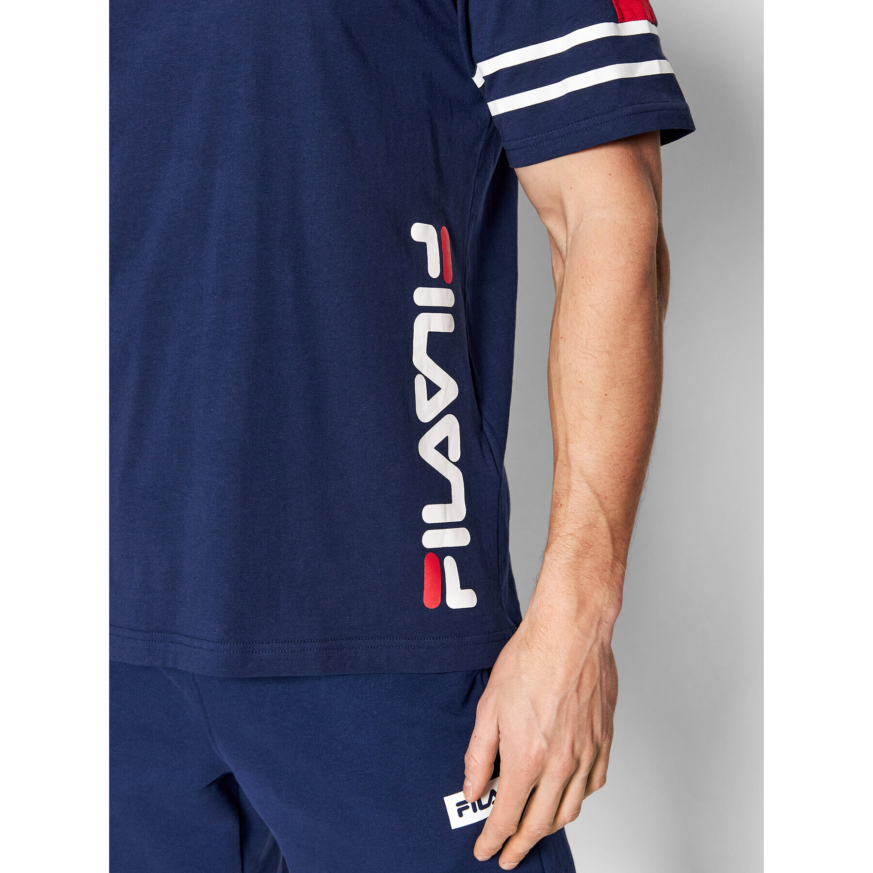 Fila T-Shirt Barstow FAM0079 Tmavomodrá Relaxed Fit - Pepit.cz