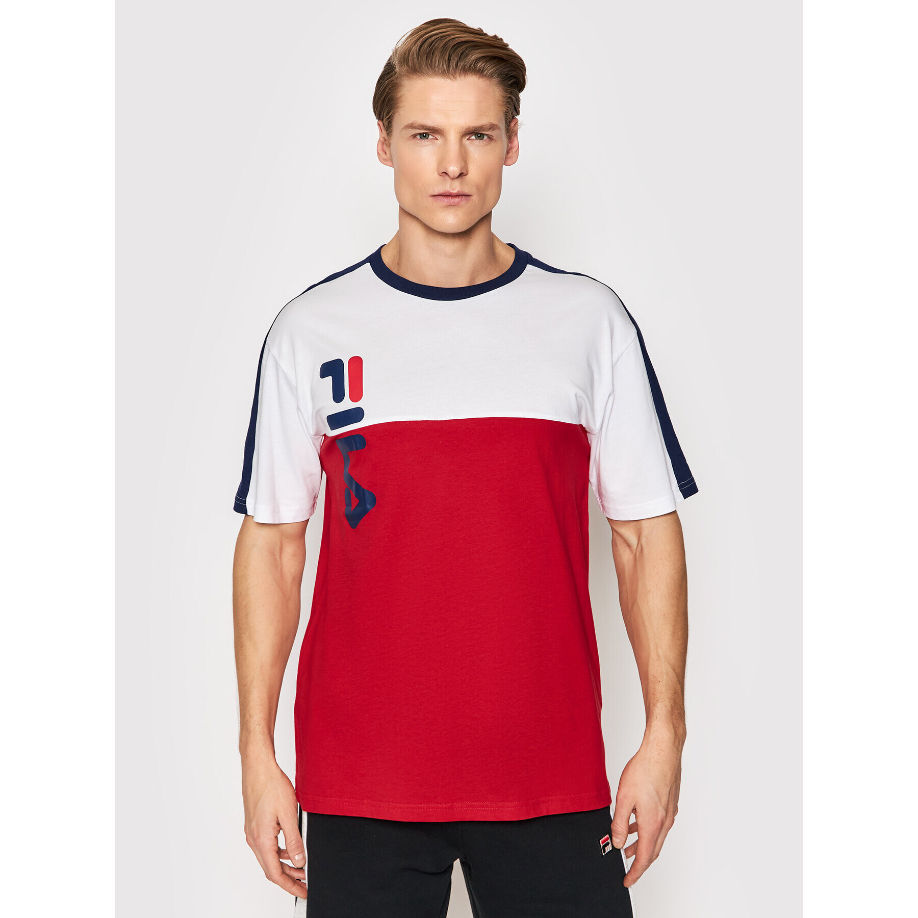 Fila T-Shirt Bartin 768990 Červená Loose Fit - Pepit.cz