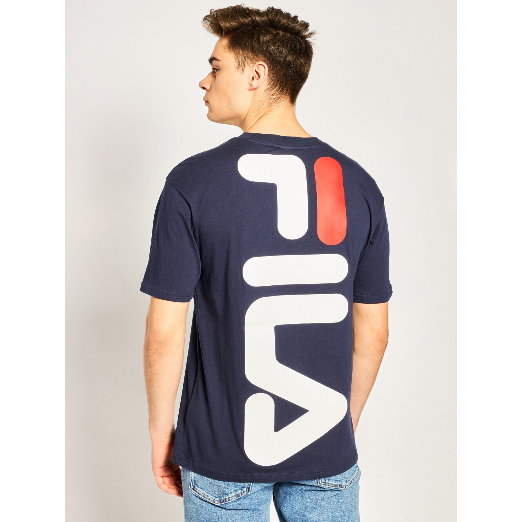 Fila T-Shirt Bender 687484 Tmavomodrá Regular Fit - Pepit.cz