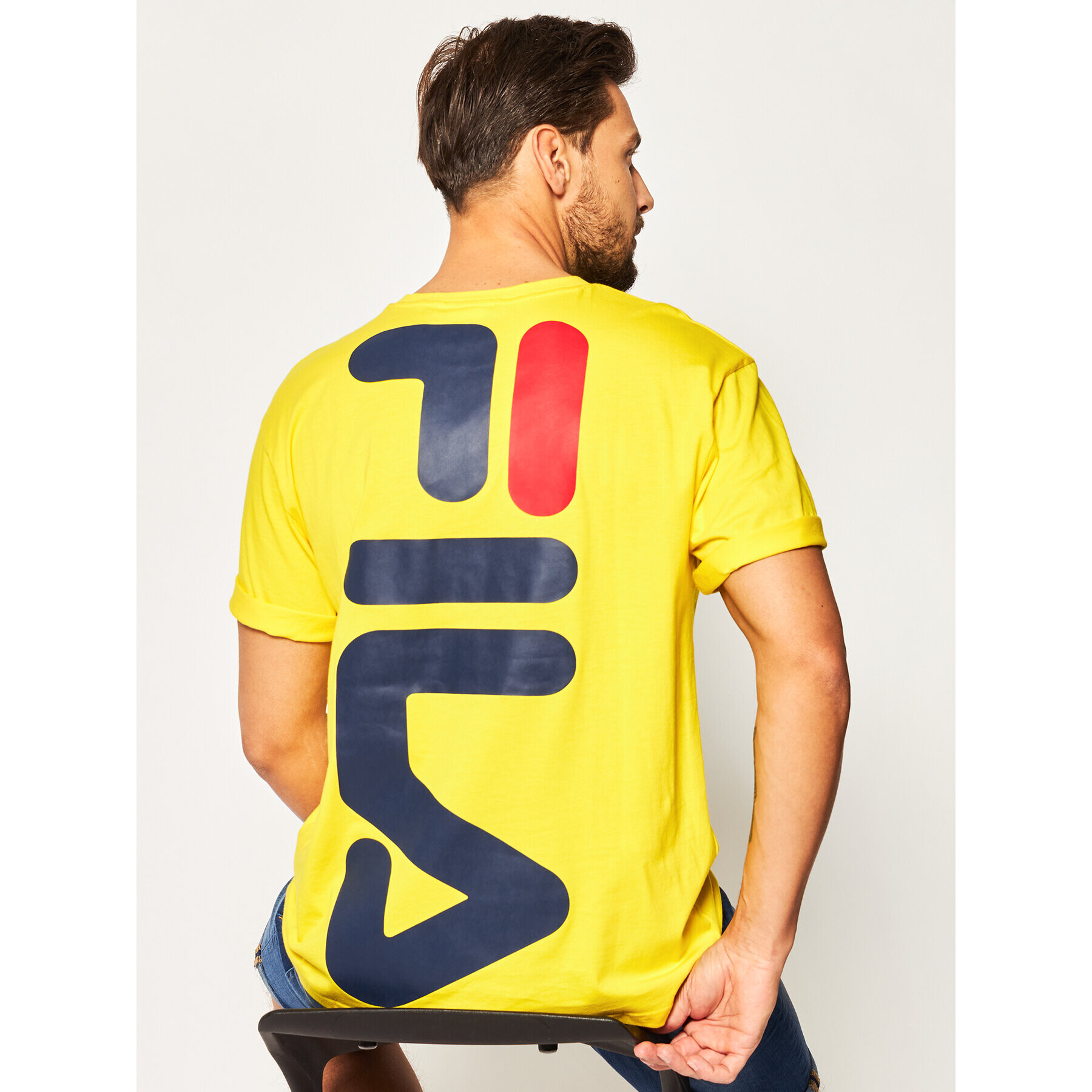 Fila T-Shirt Bender 687484 Žlutá Regular Fit - Pepit.cz