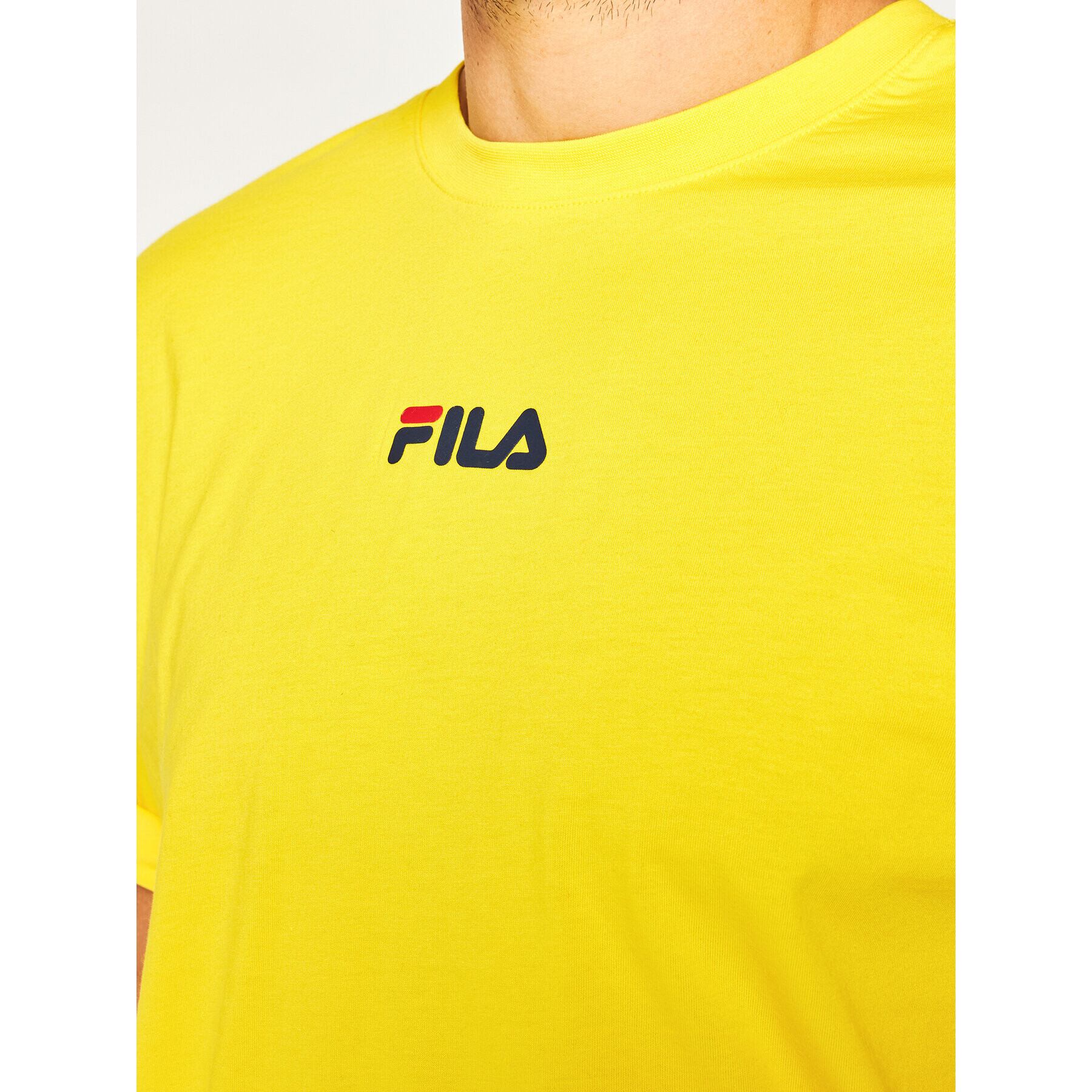 Fila T-Shirt Bender 687484 Žlutá Regular Fit - Pepit.cz