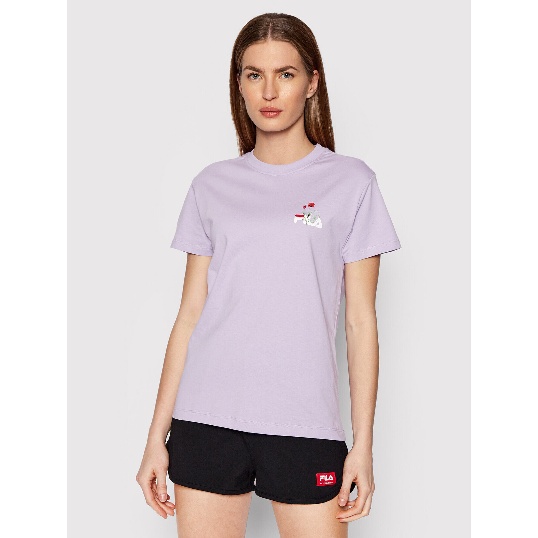 Fila T-Shirt Berisso 768996 Fialová Regular Fit - Pepit.cz