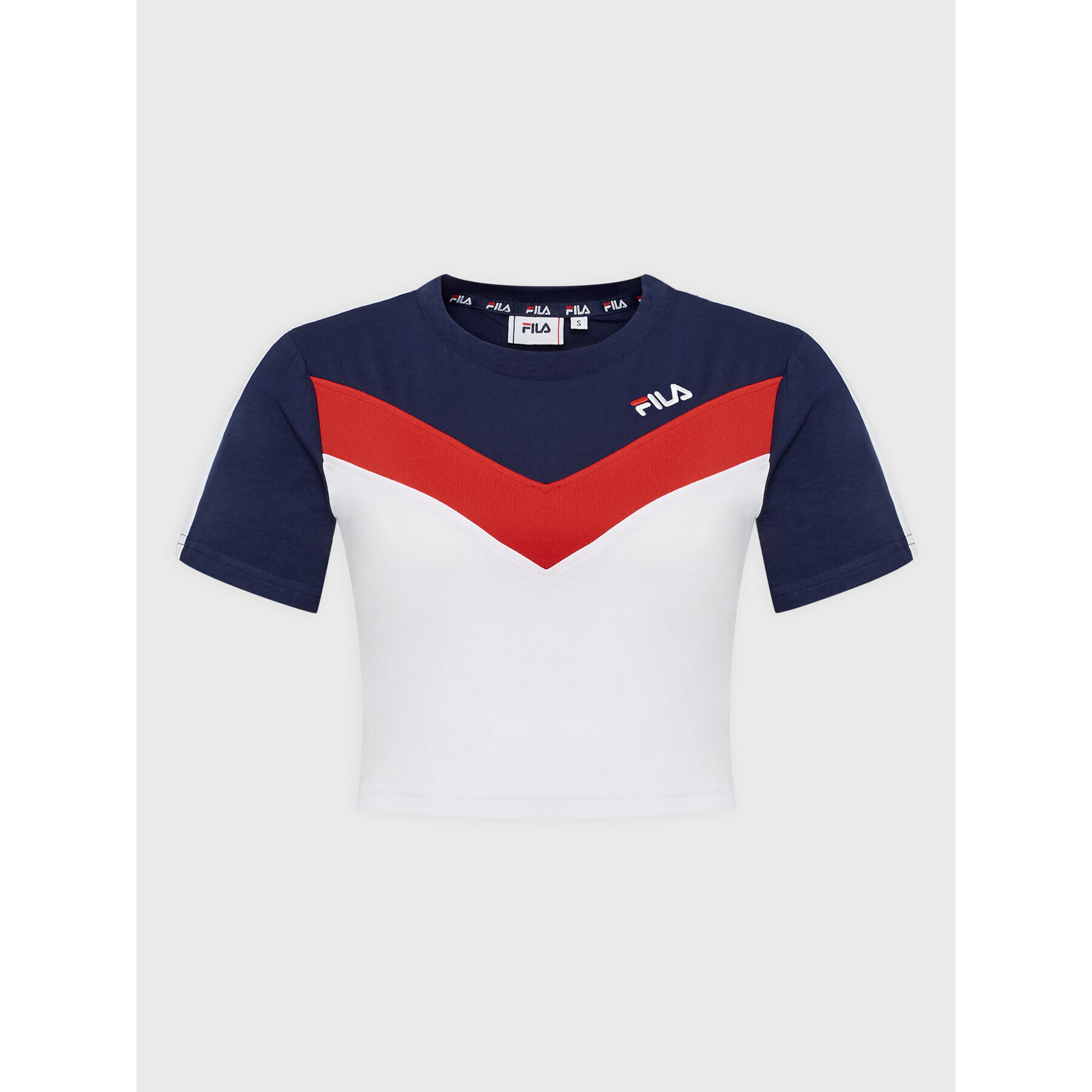 Fila T-Shirt Biella FAW0272 Tmavomodrá Slim Fit - Pepit.cz