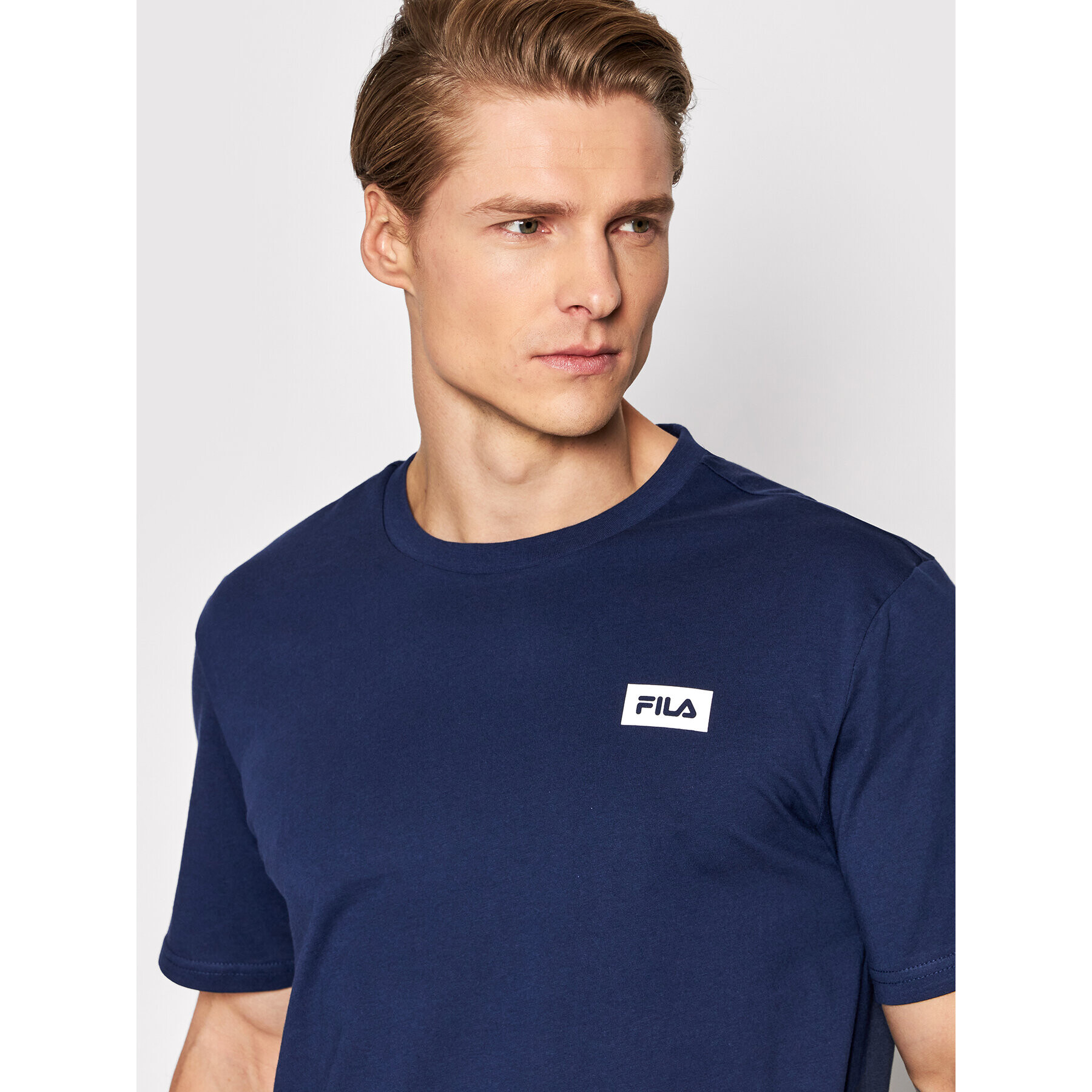 Fila T-Shirt Bitlis FAM0081 Tmavomodrá Regular Fit - Pepit.cz