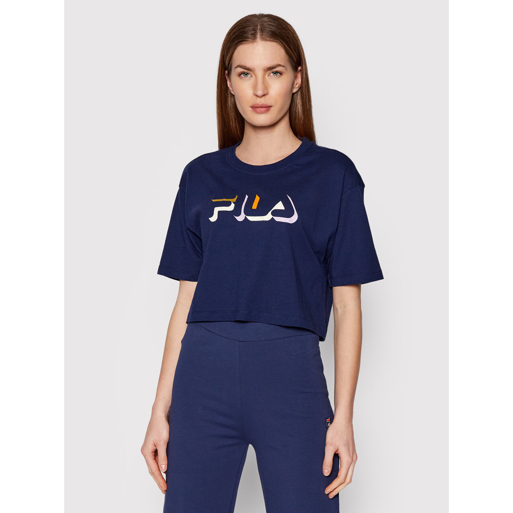 Fila T-Shirt Boituva 768497 Tmavomodrá Relaxed Fit - Pepit.cz