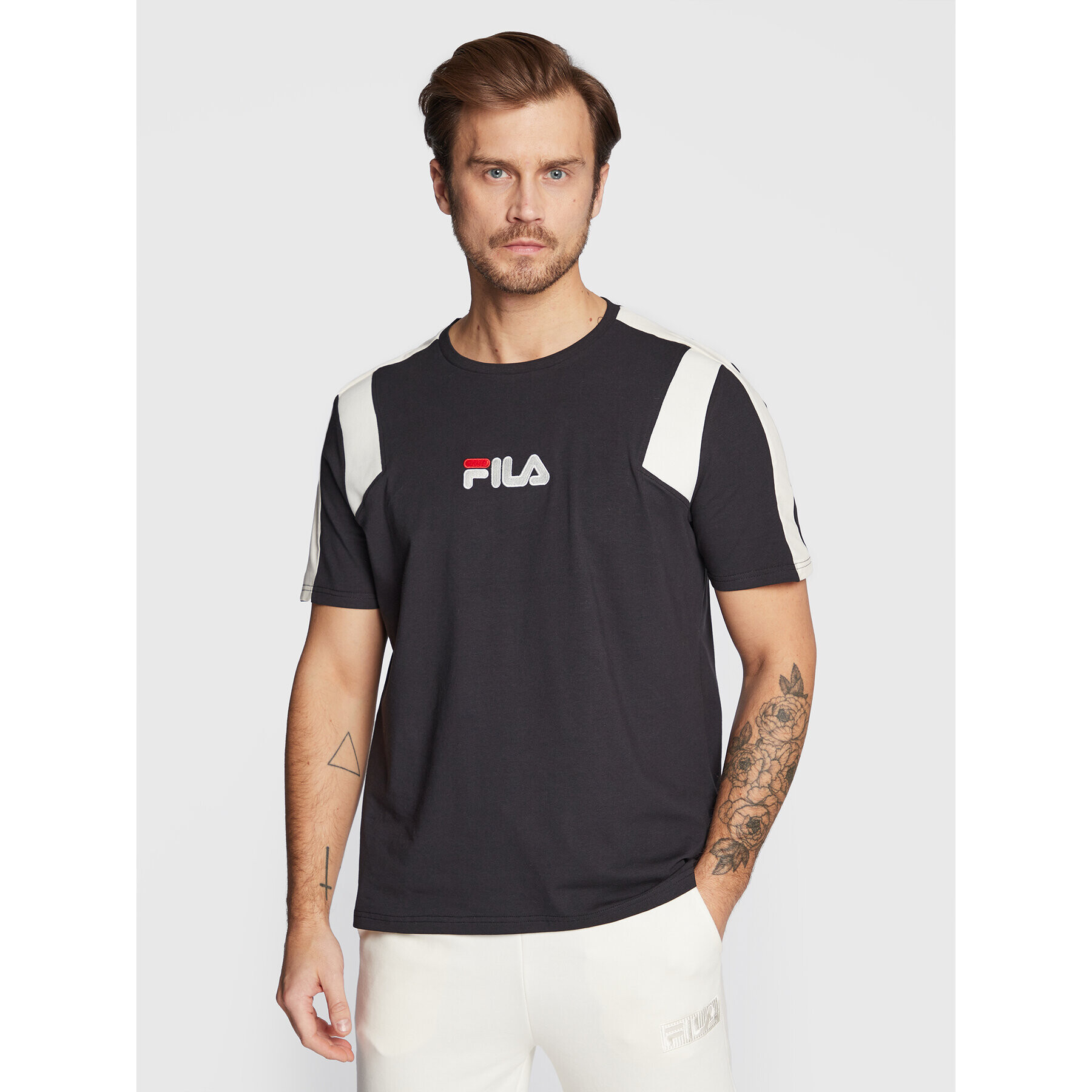 Fila T-Shirt Bormio FAM0175 Černá Regular Fit - Pepit.cz