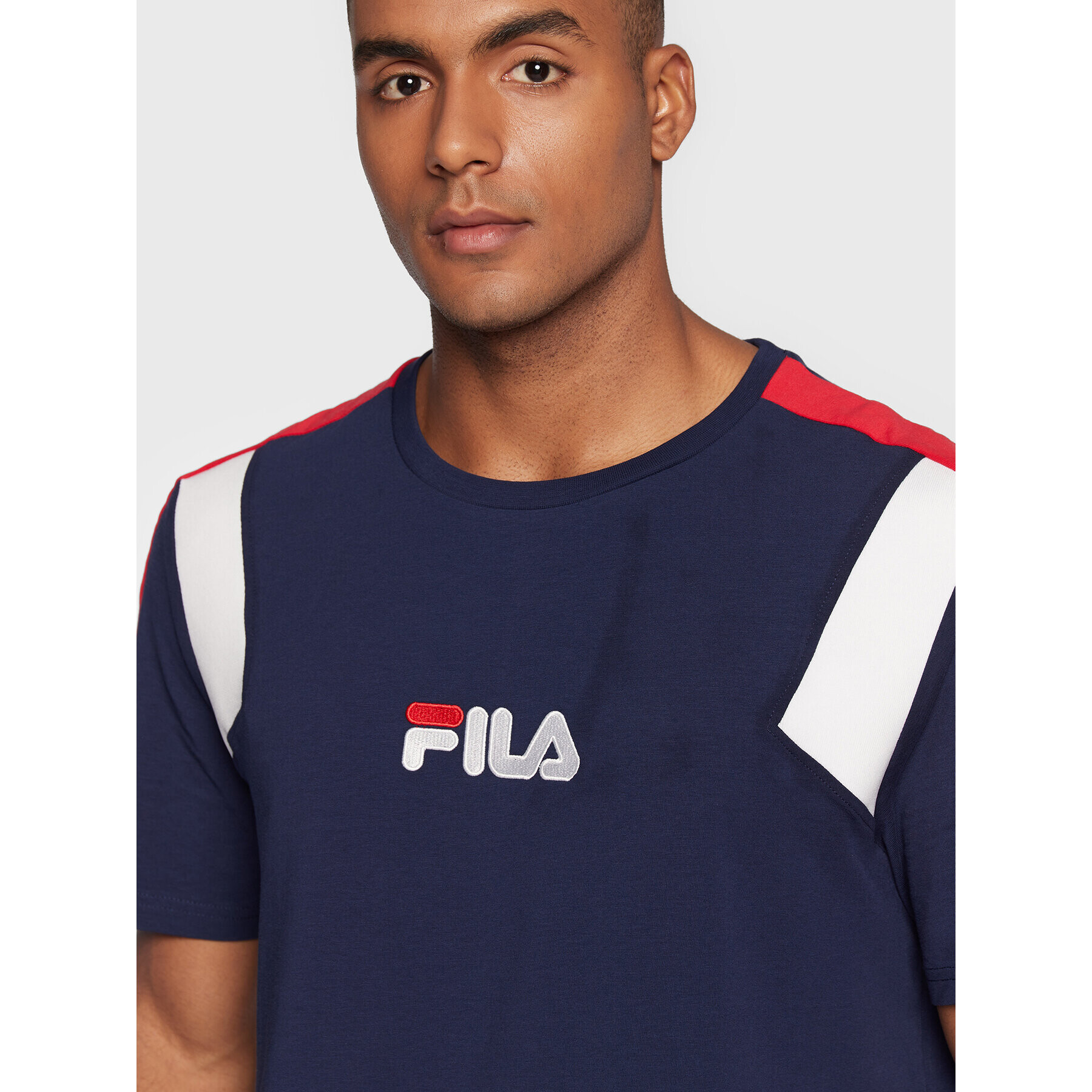 Fila T-Shirt Bormio FAM0175 Tmavomodrá Regular Fit - Pepit.cz