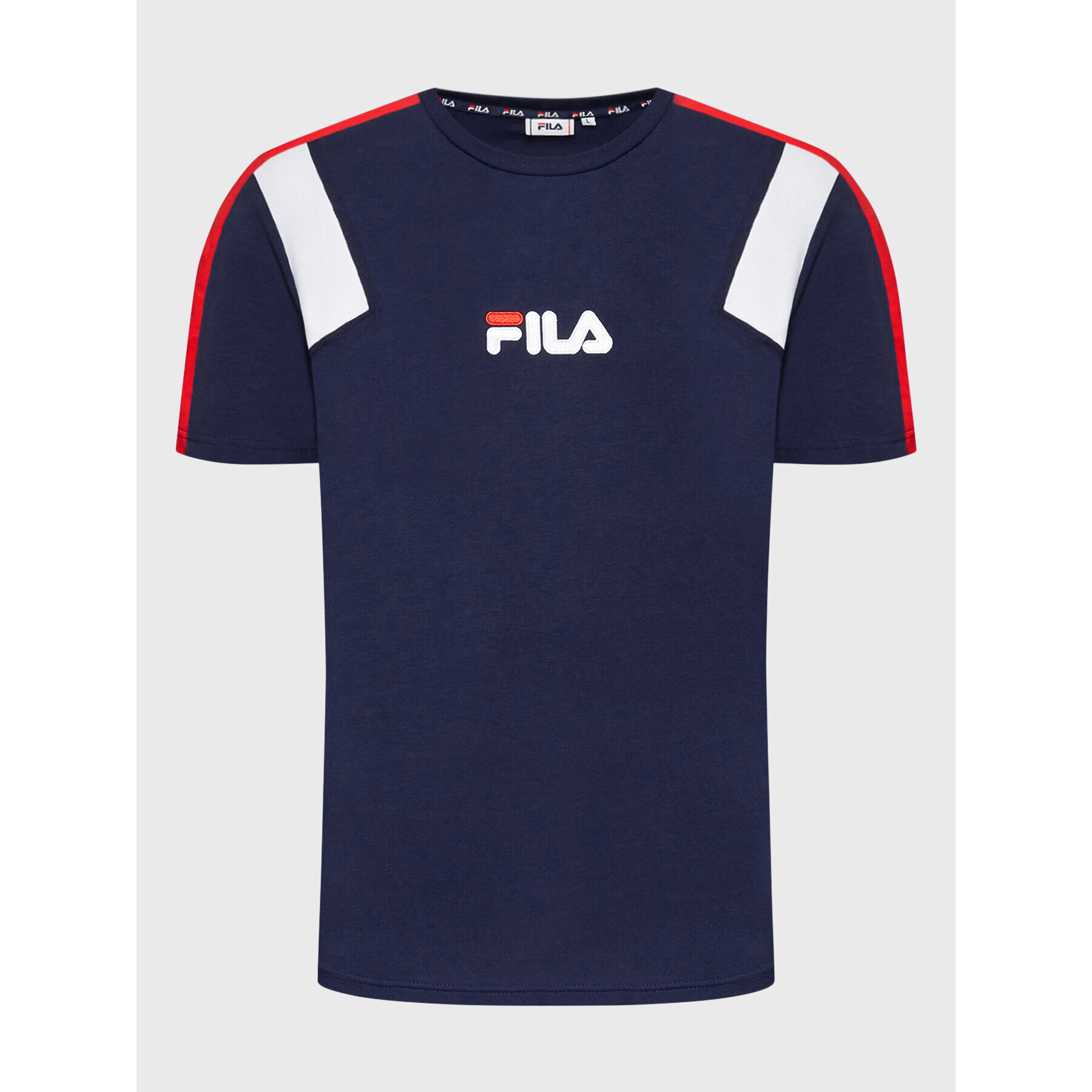 Fila T-Shirt Bormio FAM0175 Tmavomodrá Regular Fit - Pepit.cz