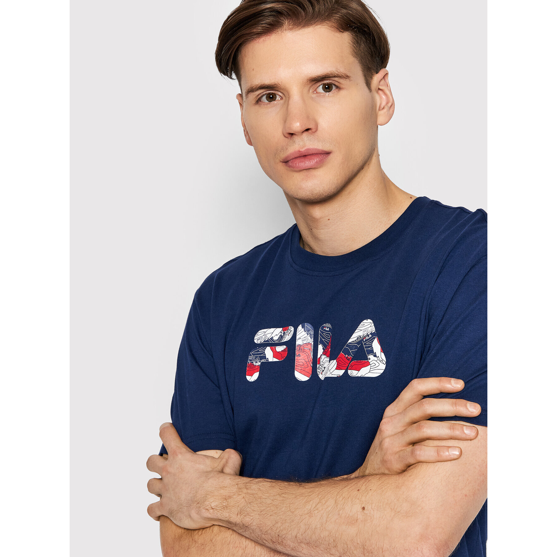 Fila T-Shirt Bosque FAM0043 Tmavomodrá Regular Fit - Pepit.cz