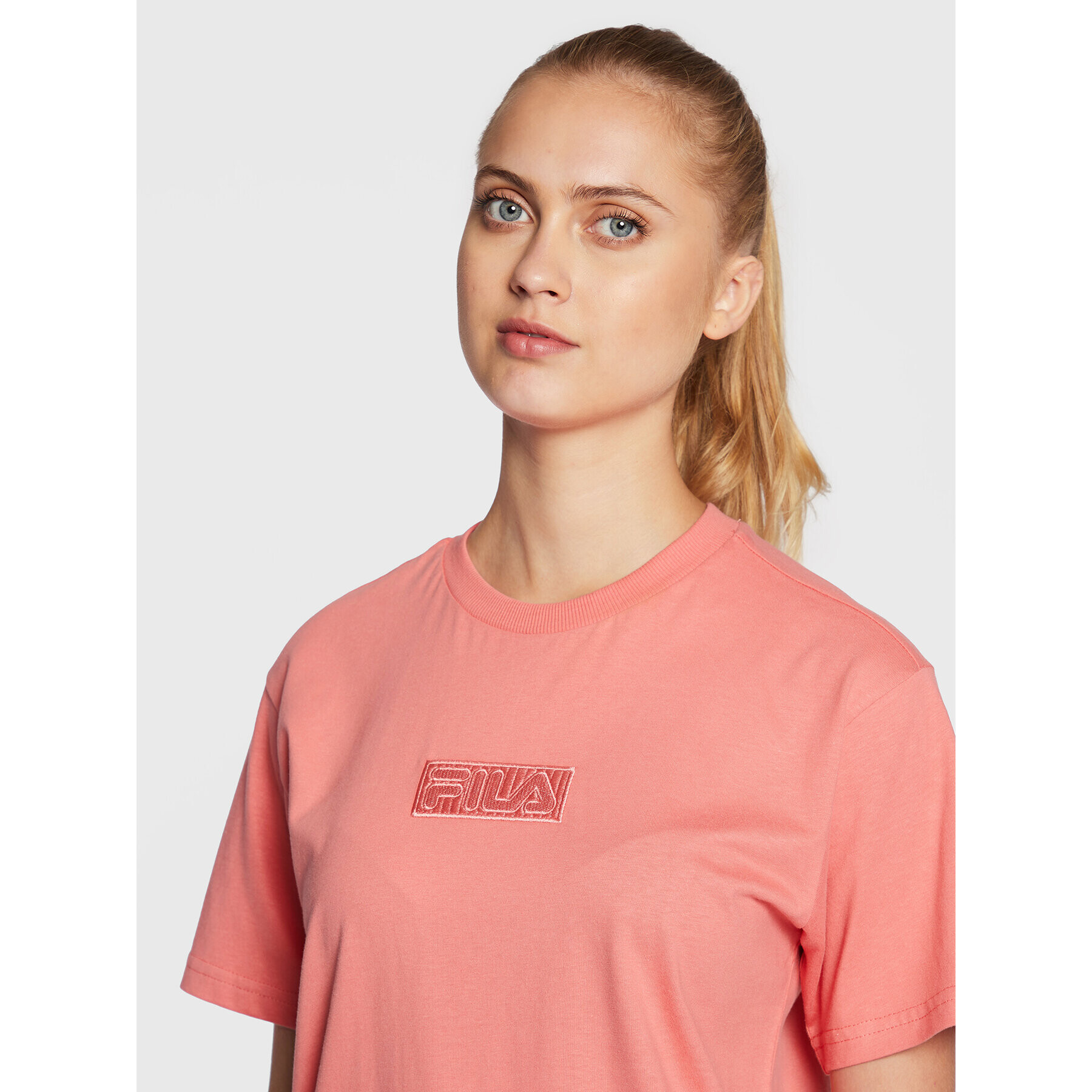 Fila T-Shirt Braila FAW0257 Růžová Regular Fit - Pepit.cz