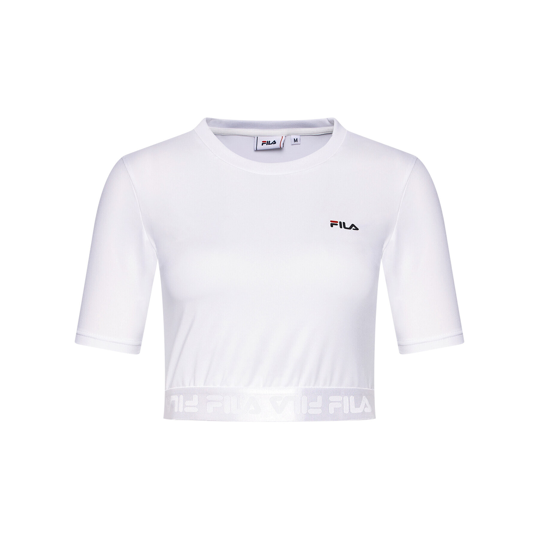 Fila T-Shirt Caylin 688520 Bílá Cropped Fit - Pepit.cz