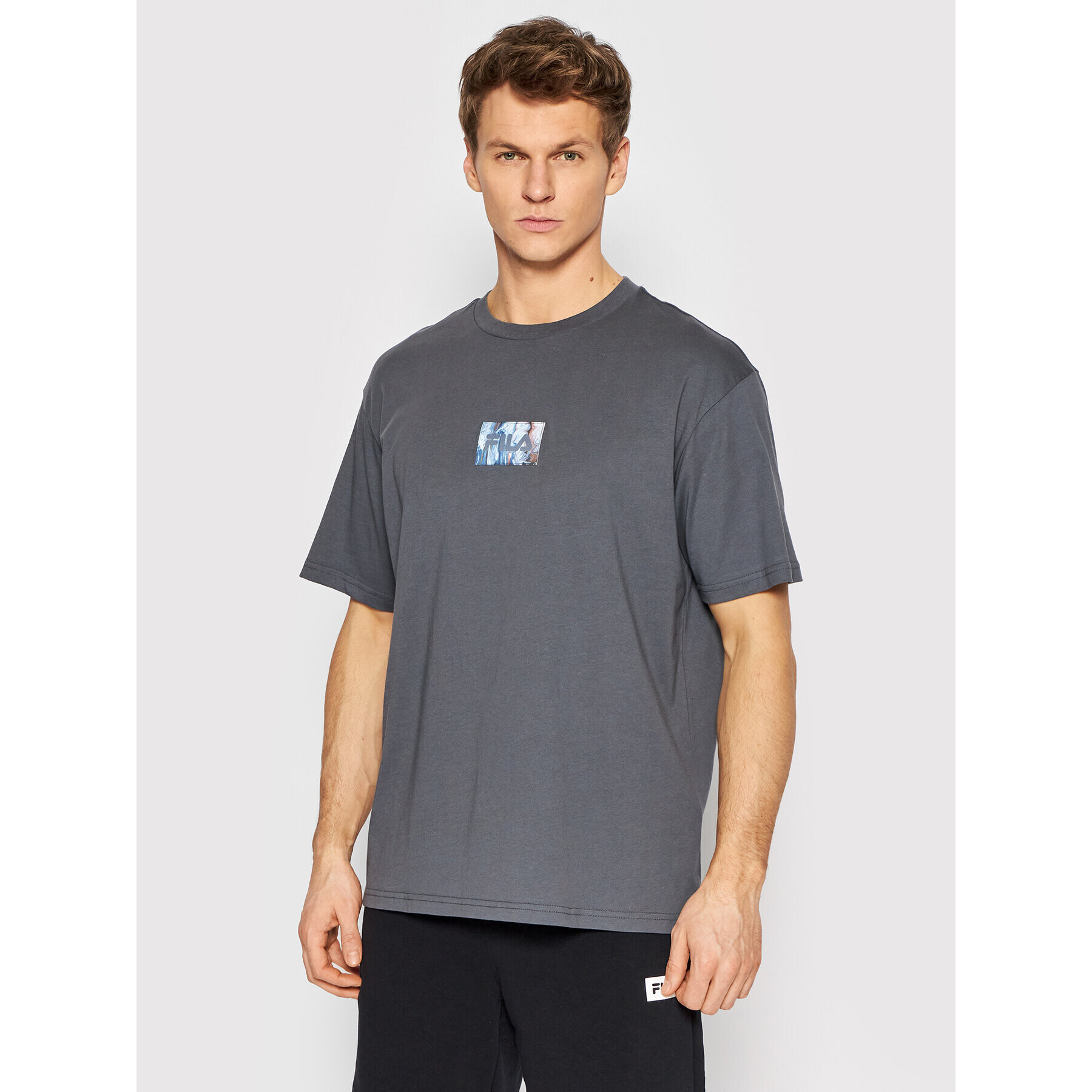 Fila T-Shirt Chur FAM0054 Šedá Regular Fit - Pepit.cz