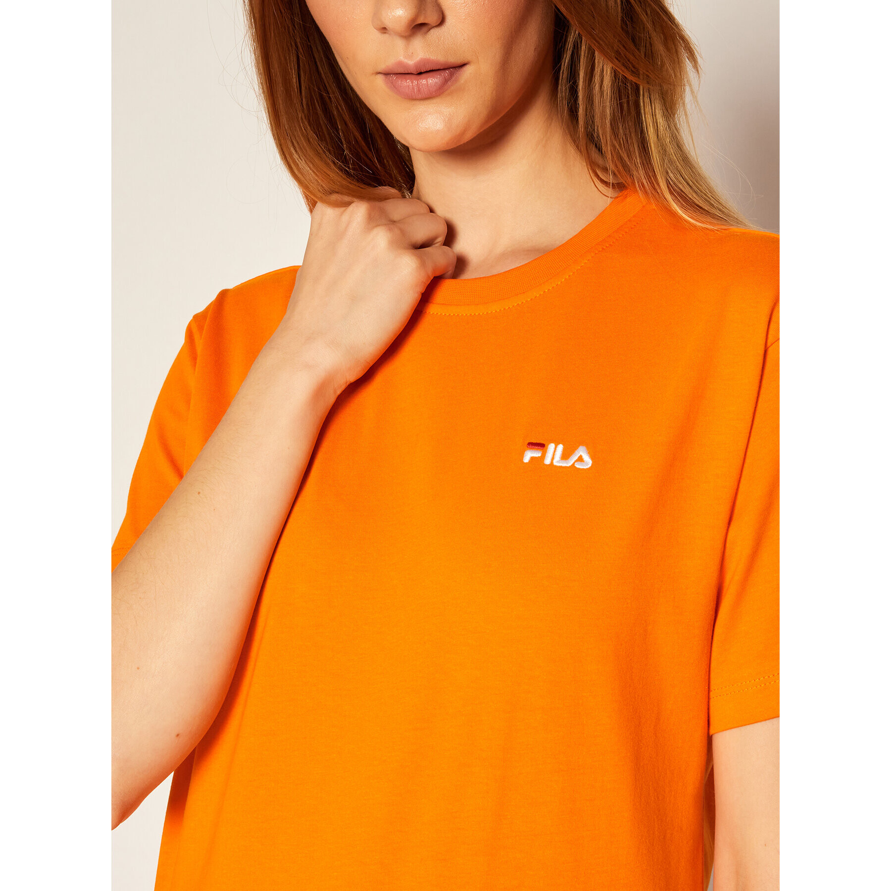 Fila T-Shirt Eara 687469 Oranžová Regular Fit - Pepit.cz