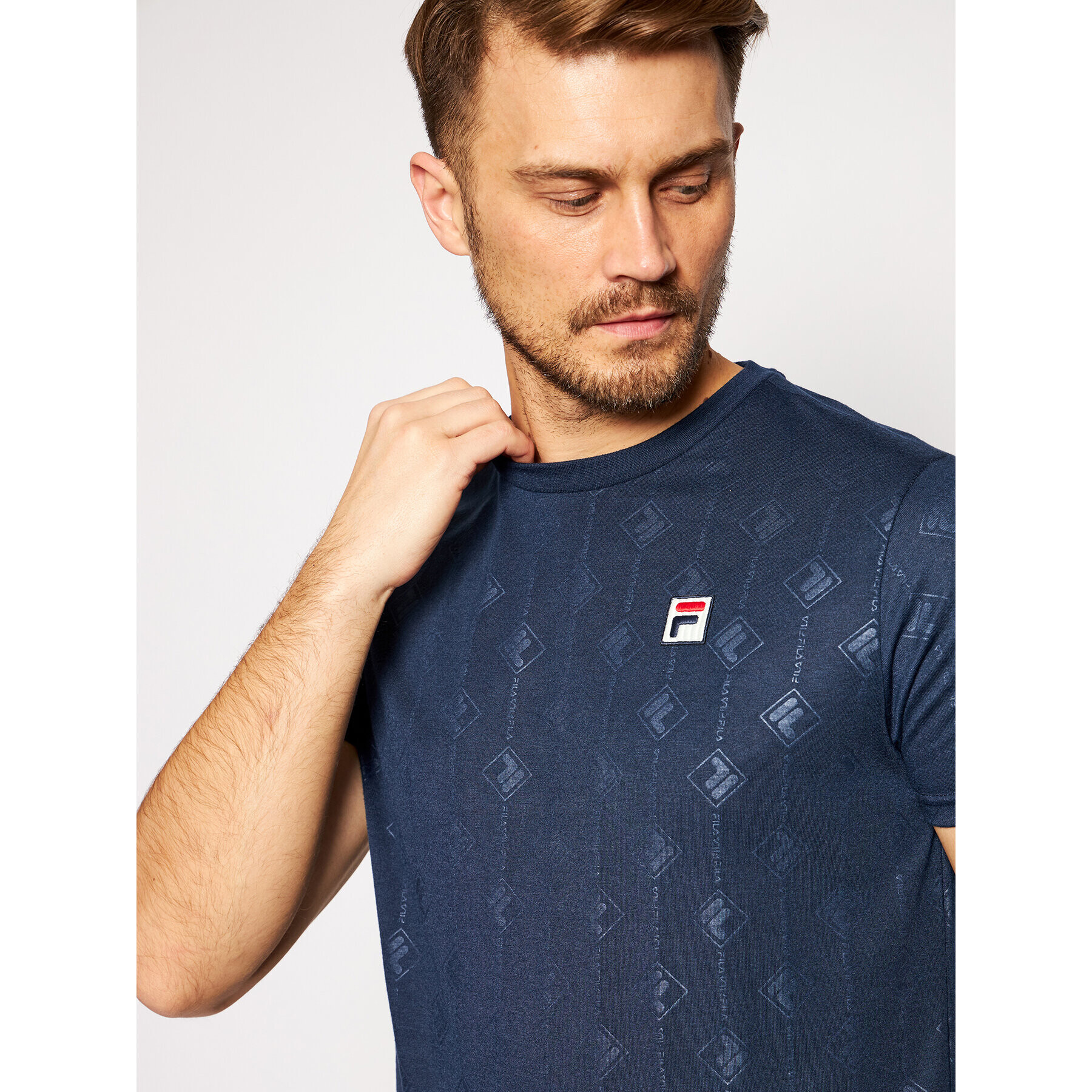 Fila T-Shirt Henio Tee 687884 Tmavomodrá Regular Fit - Pepit.cz