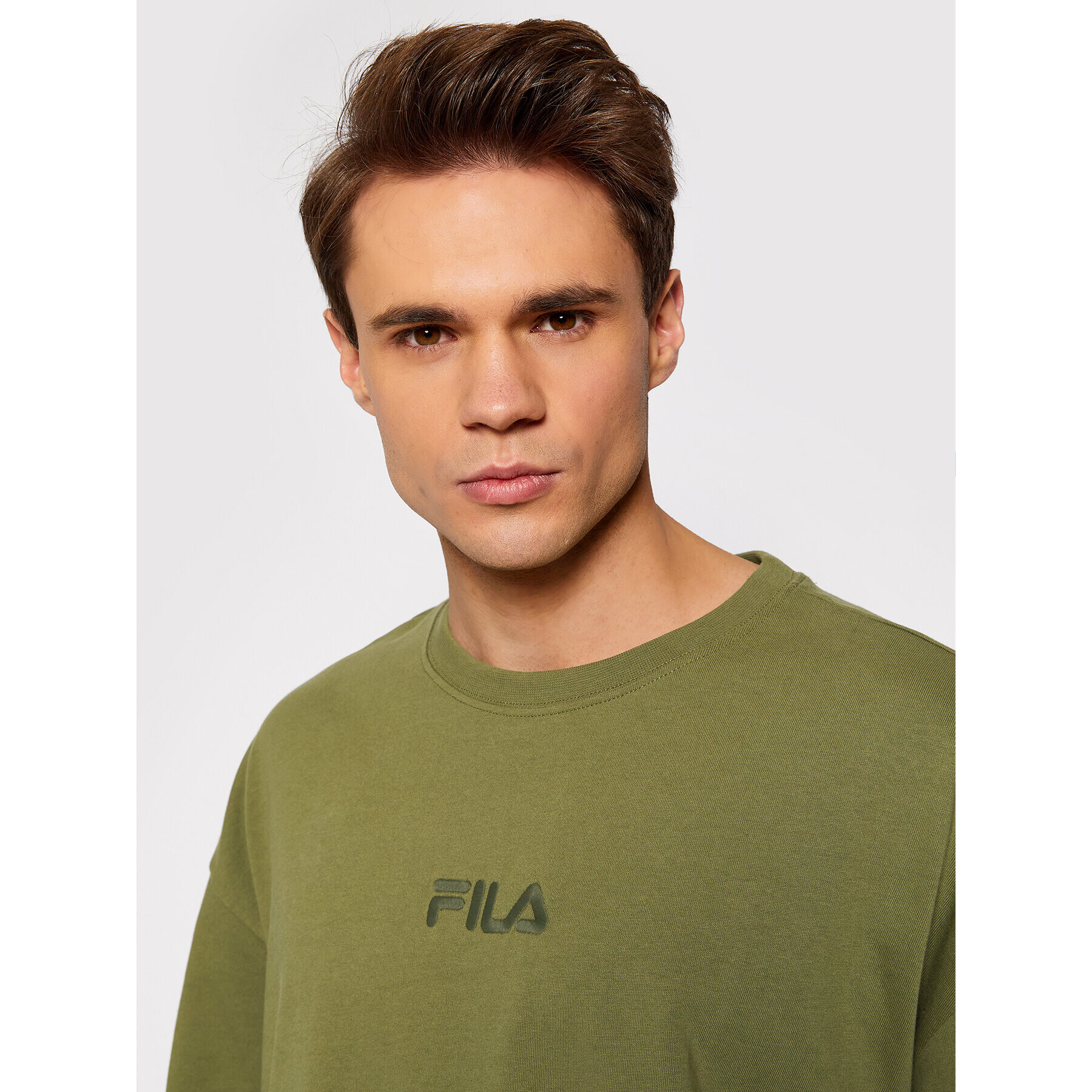 Fila T-Shirt Jaden 689772 Zelená Oversize - Pepit.cz