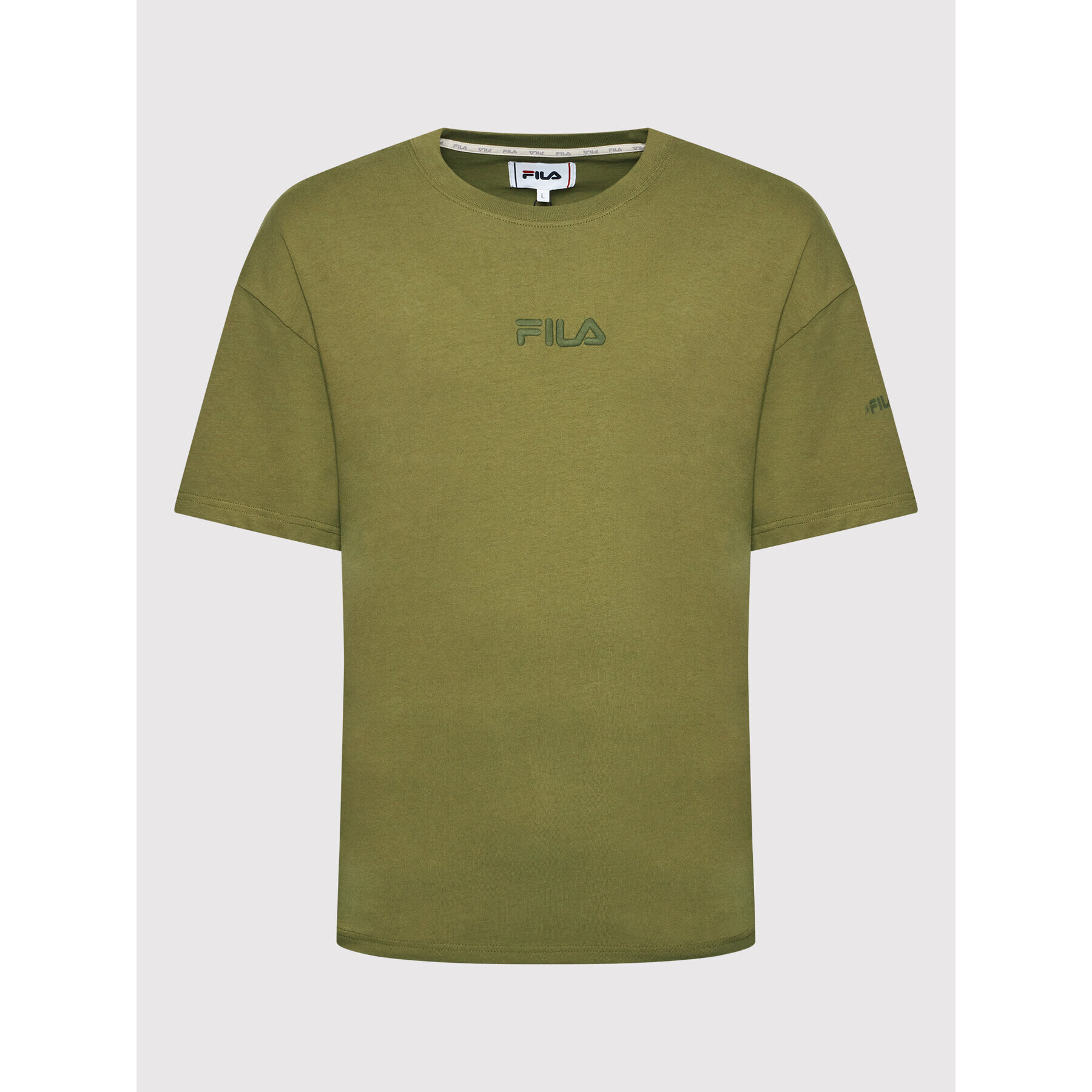 Fila T-Shirt Jaden 689772 Zelená Oversize - Pepit.cz