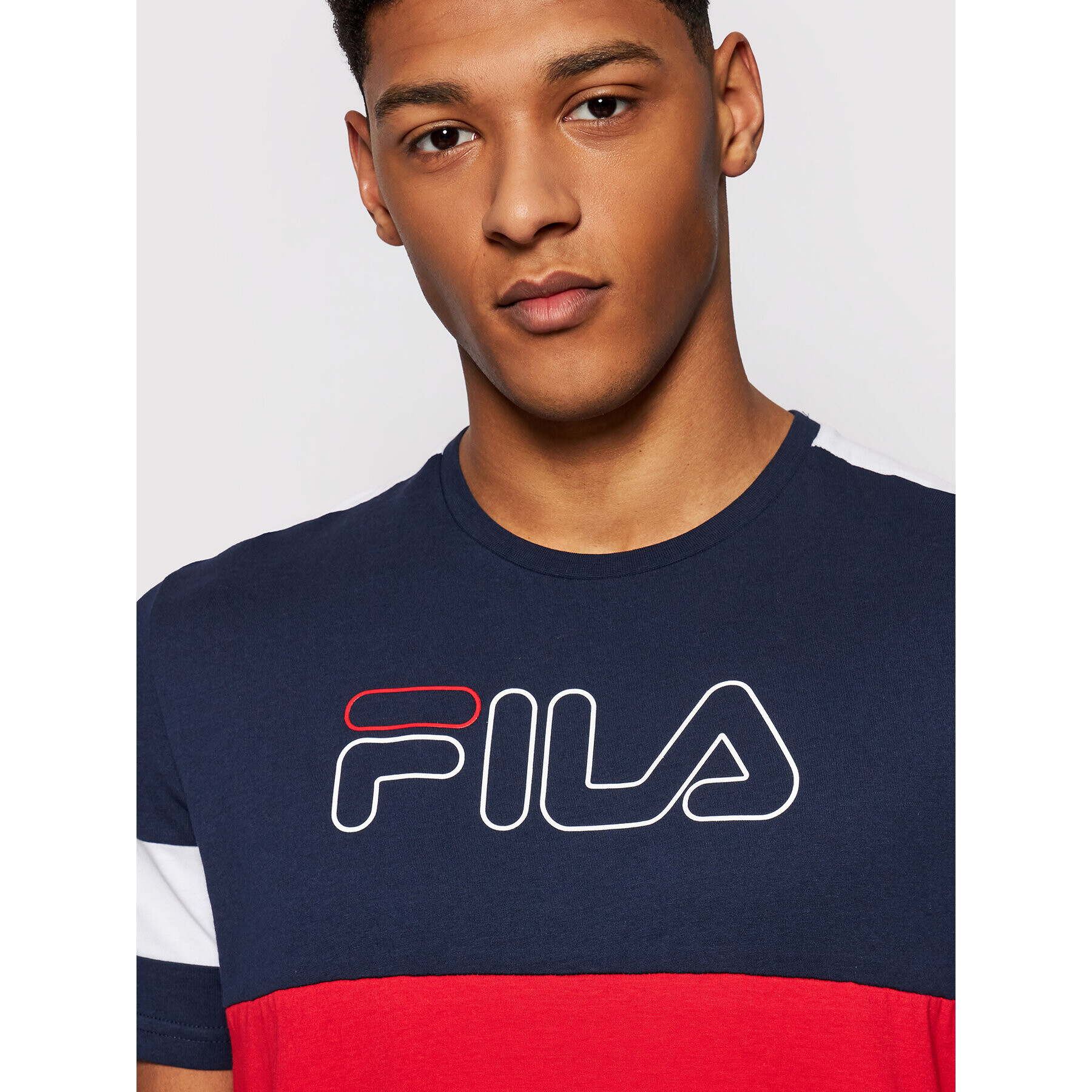 Fila T-Shirt Jadon Blocked 683257 Barevná Regular Fit - Pepit.cz