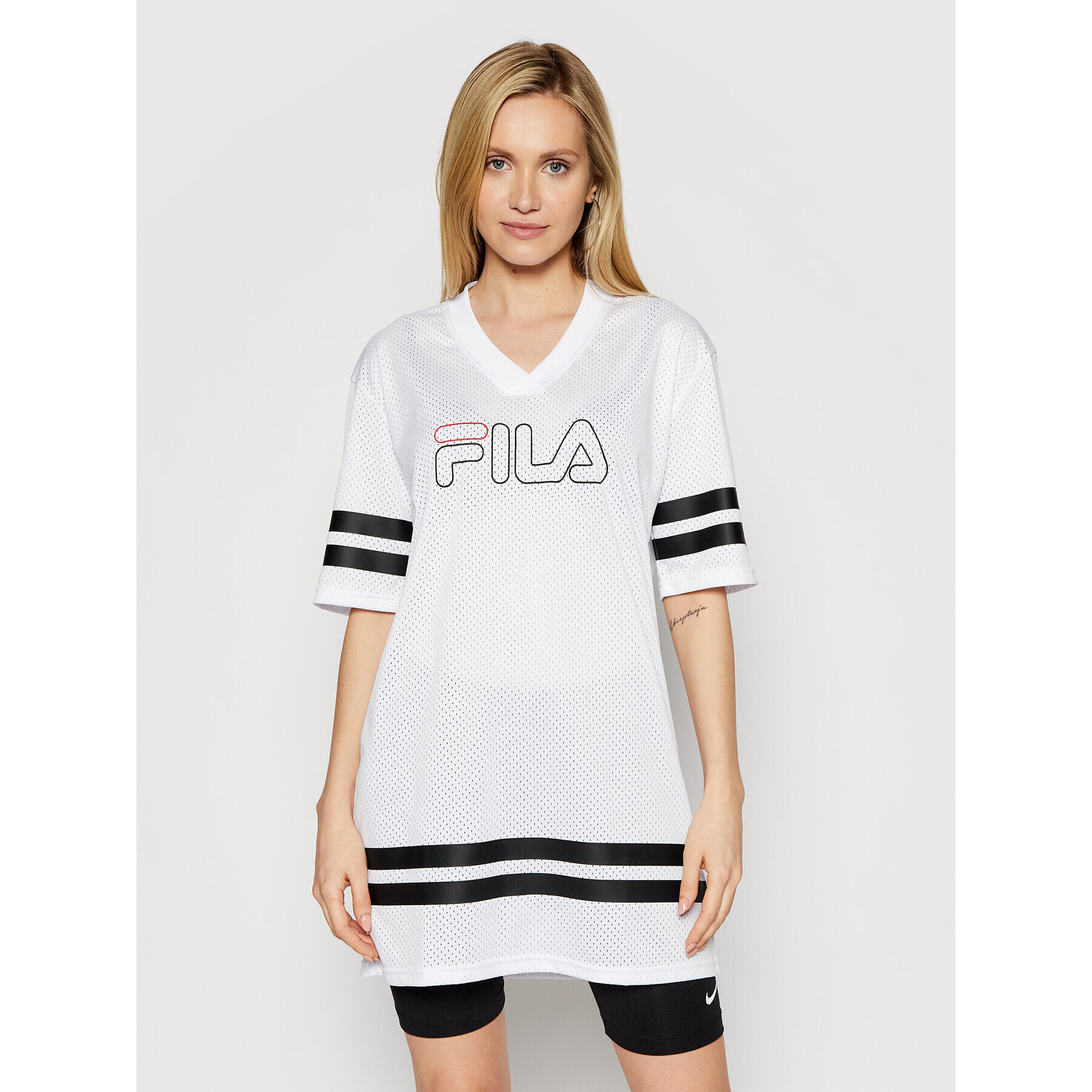 Fila T-Shirt Jala 683299 Bílá Oversize - Pepit.cz