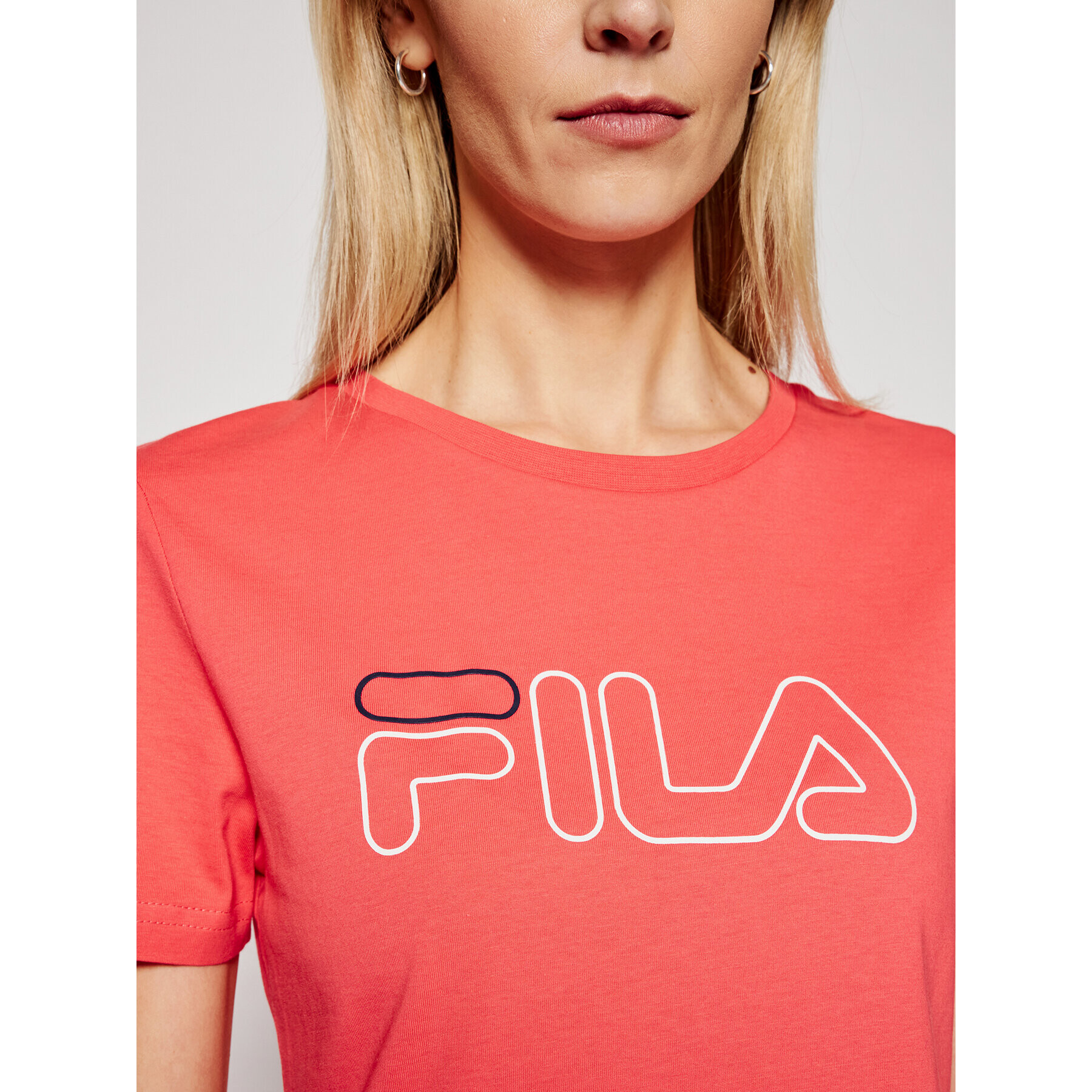 Fila T-Shirt Ladan 683179 Oranžová Regular Fit - Pepit.cz