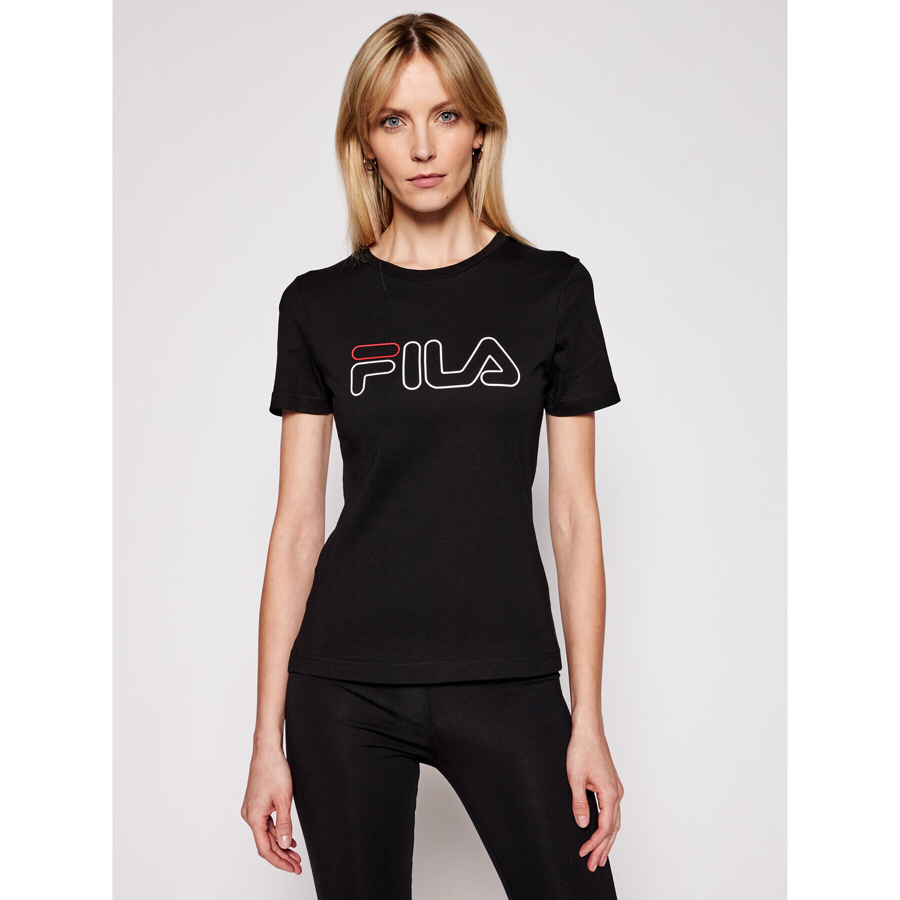 Fila T-Shirt Ladan Tee 683179 Černá Regular Fit - Pepit.cz