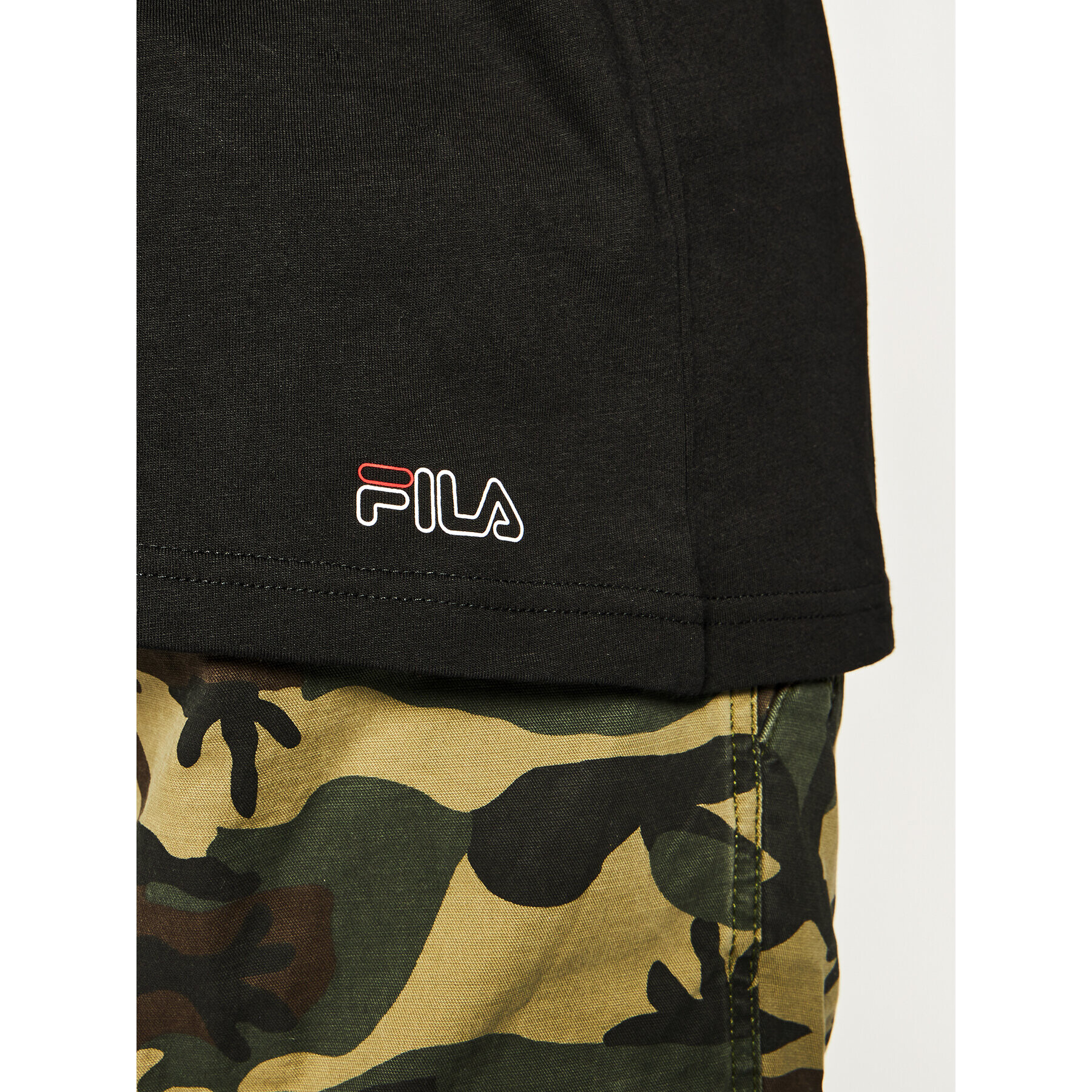 Fila T-Shirt Loe Tee 683095 Černá Regular Fit - Pepit.cz