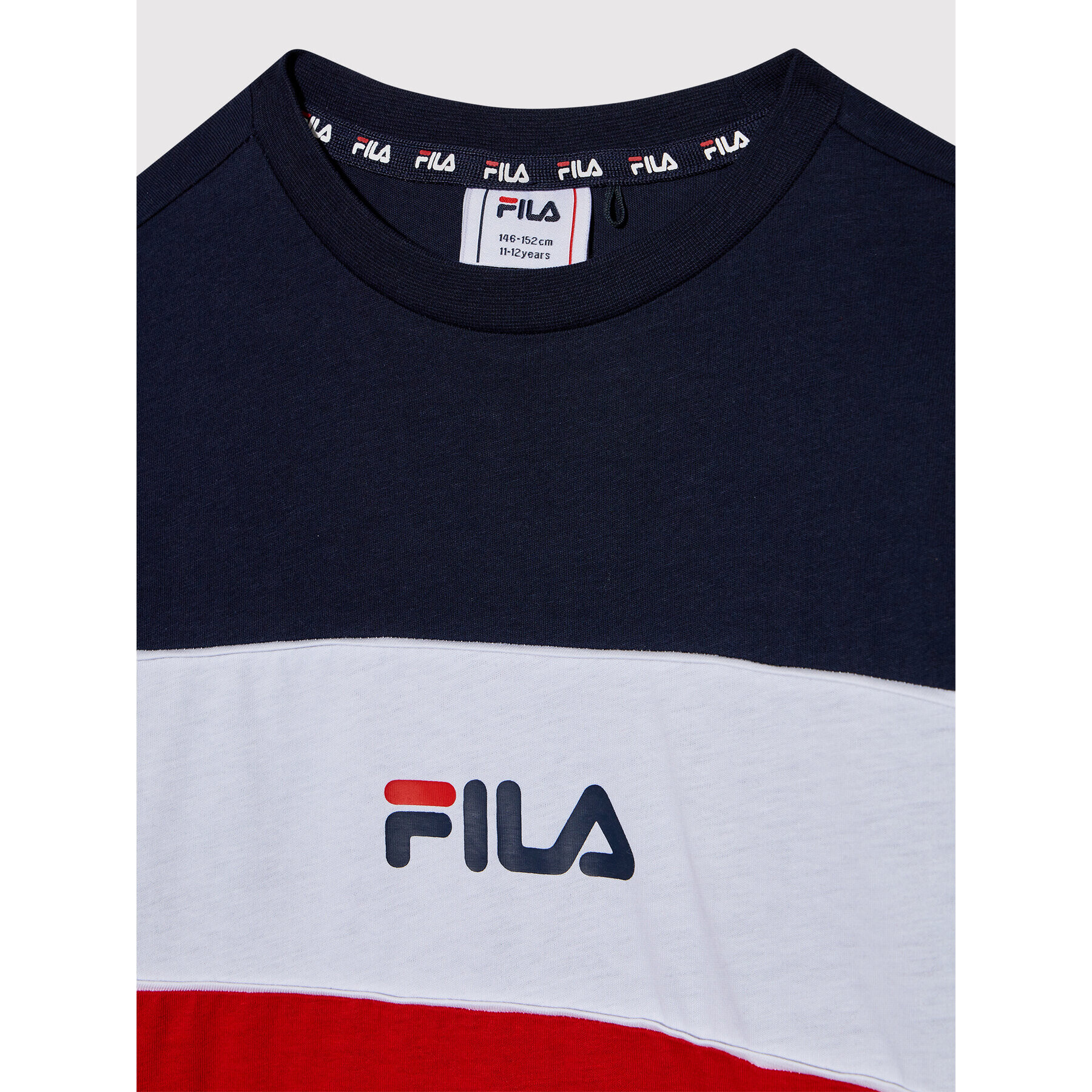 Fila T-Shirt Mika 688759 Tmavomodrá Regular Fit - Pepit.cz