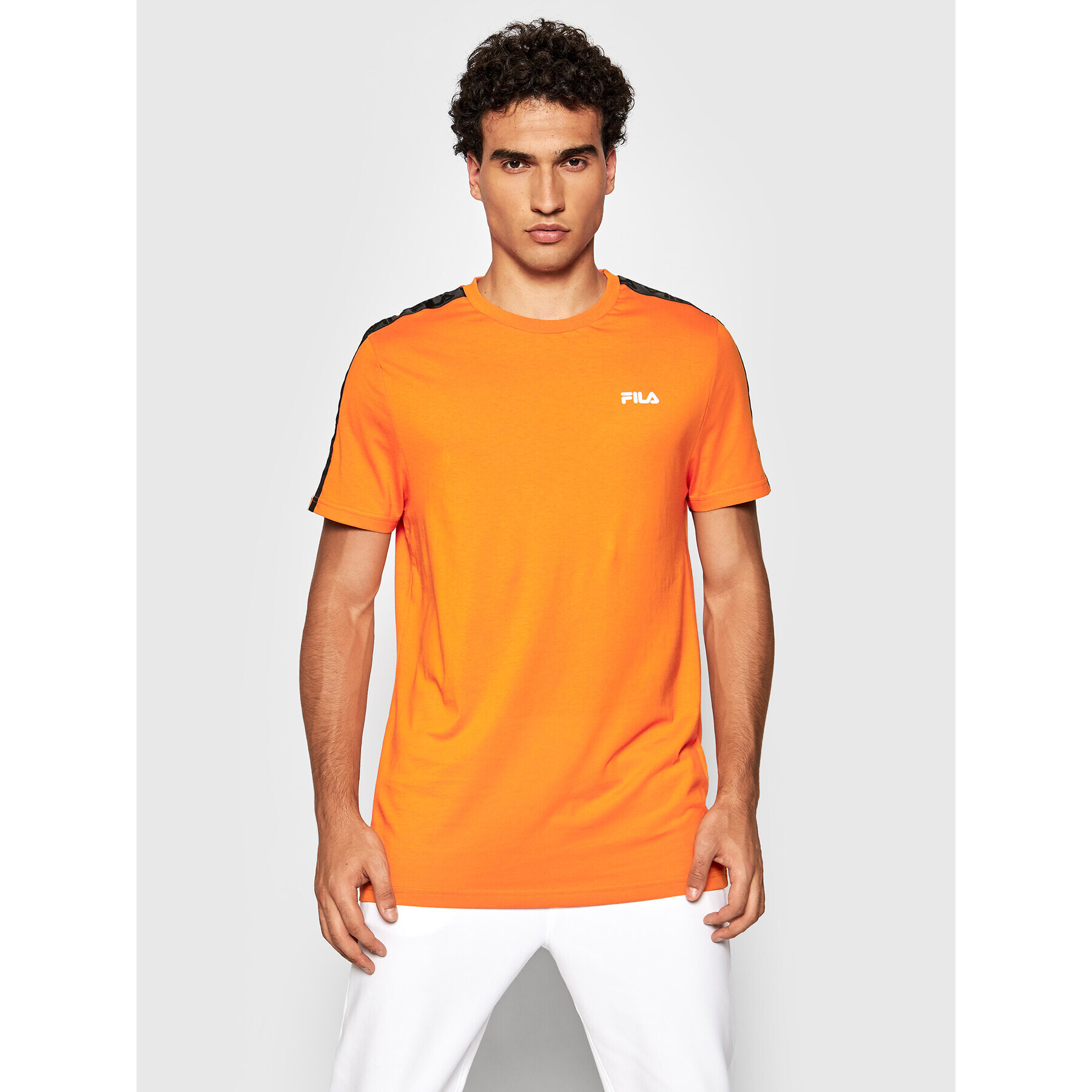 Fila T-Shirt Nam 689137 Oranžová Regular Fit - Pepit.cz