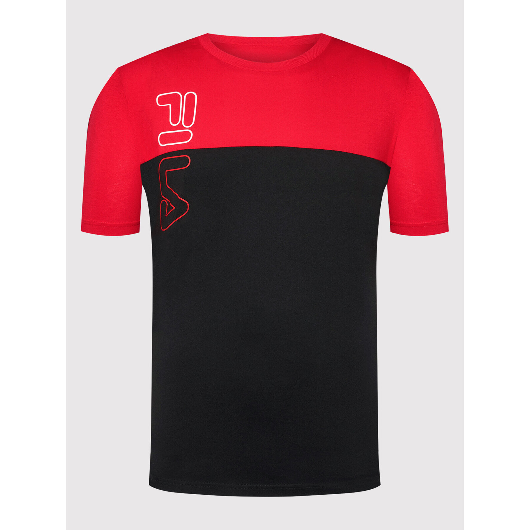 Fila T-Shirt Ojas 683481 Červená Regular Fit - Pepit.cz