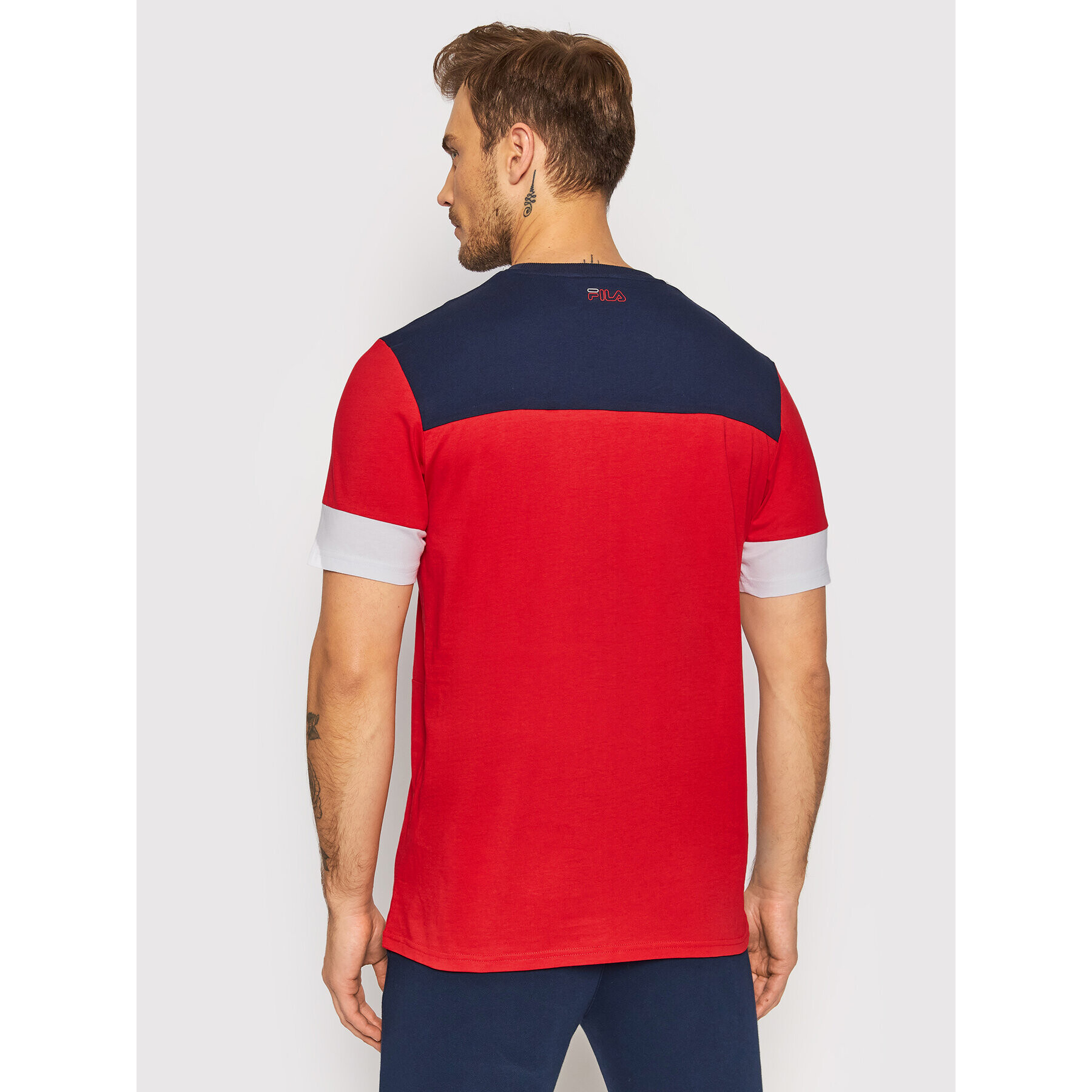 Fila T-Shirt Pagan Blocked 683456 Barevná Regular Fit - Pepit.cz