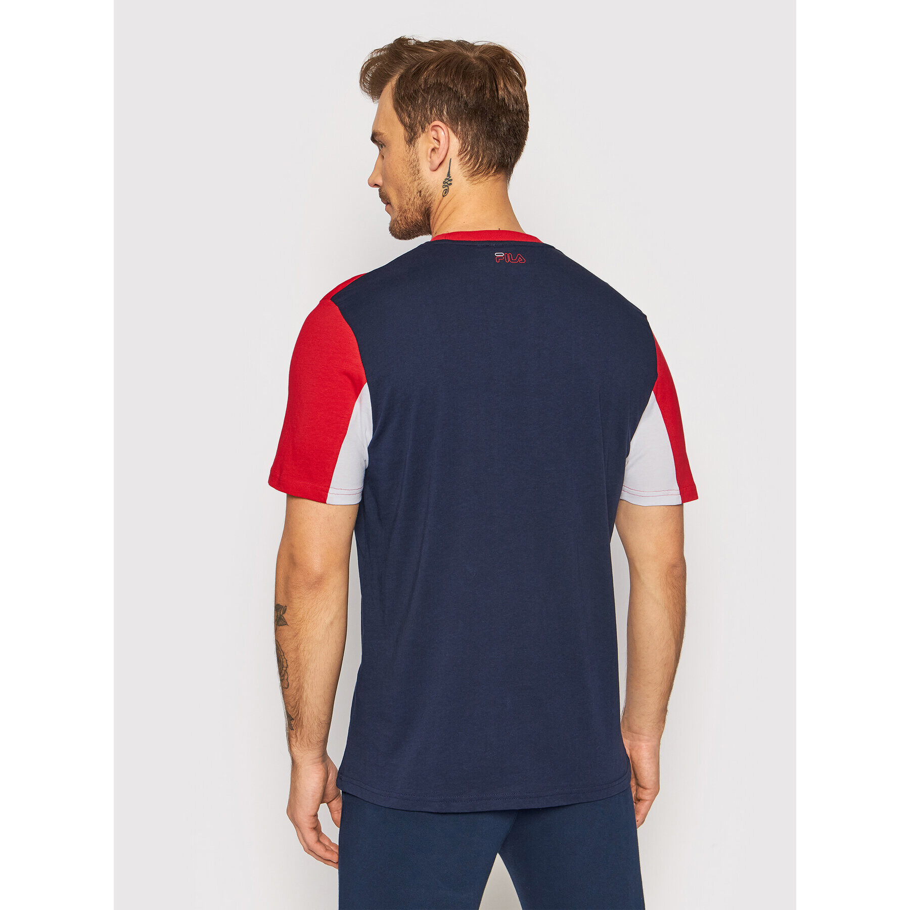 Fila T-Shirt Paton Blocked 683451 Barevná Regular Fit - Pepit.cz