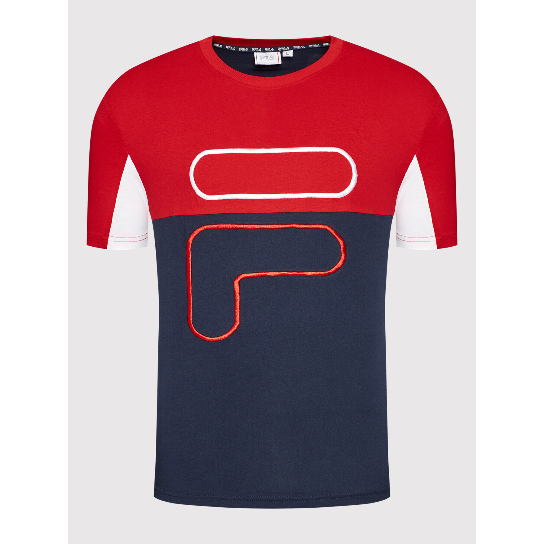 Fila T-Shirt Paton Blocked 683451 Barevná Regular Fit - Pepit.cz