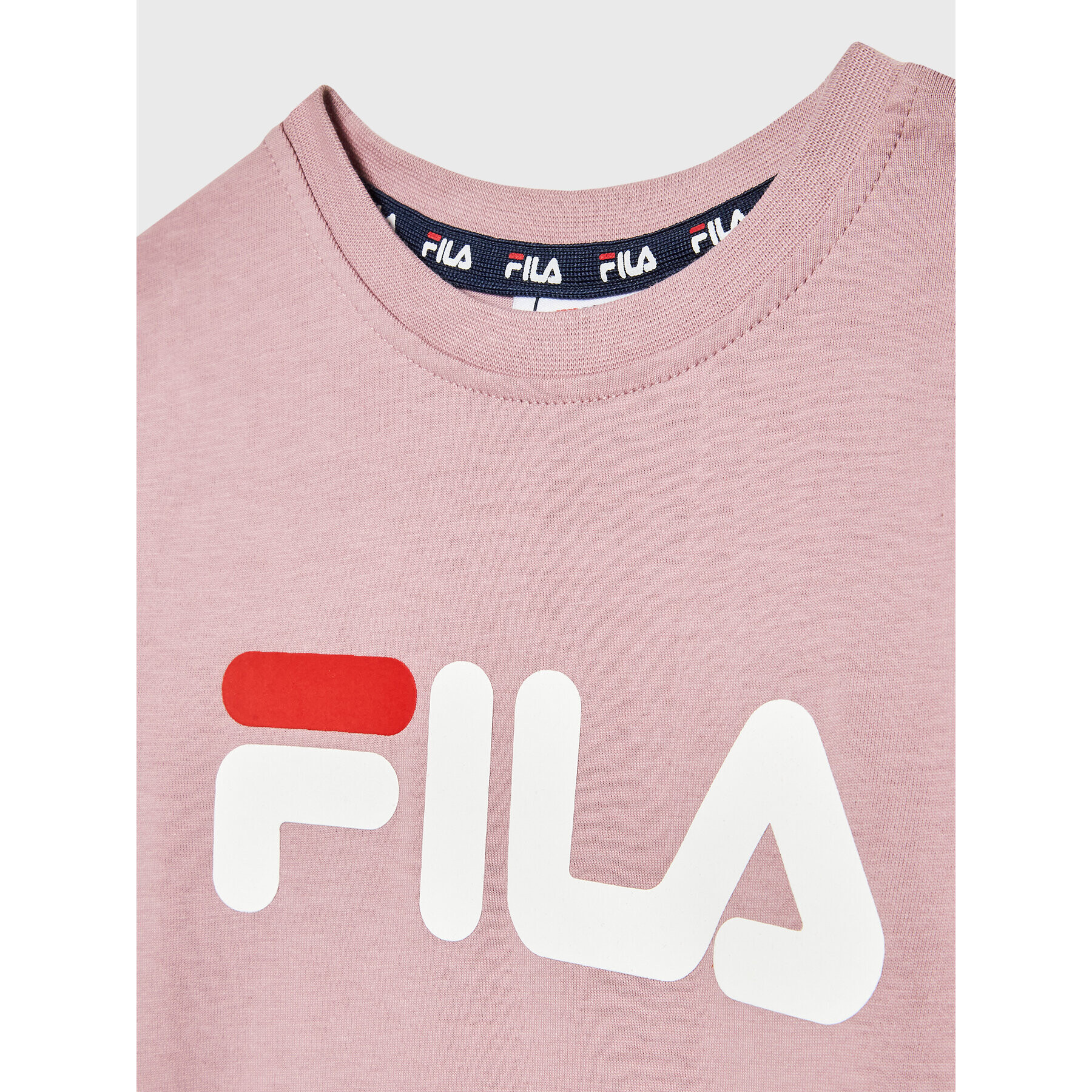 Fila T-Shirt Sala Logo FAK0089 Růžová Regular Fit - Pepit.cz