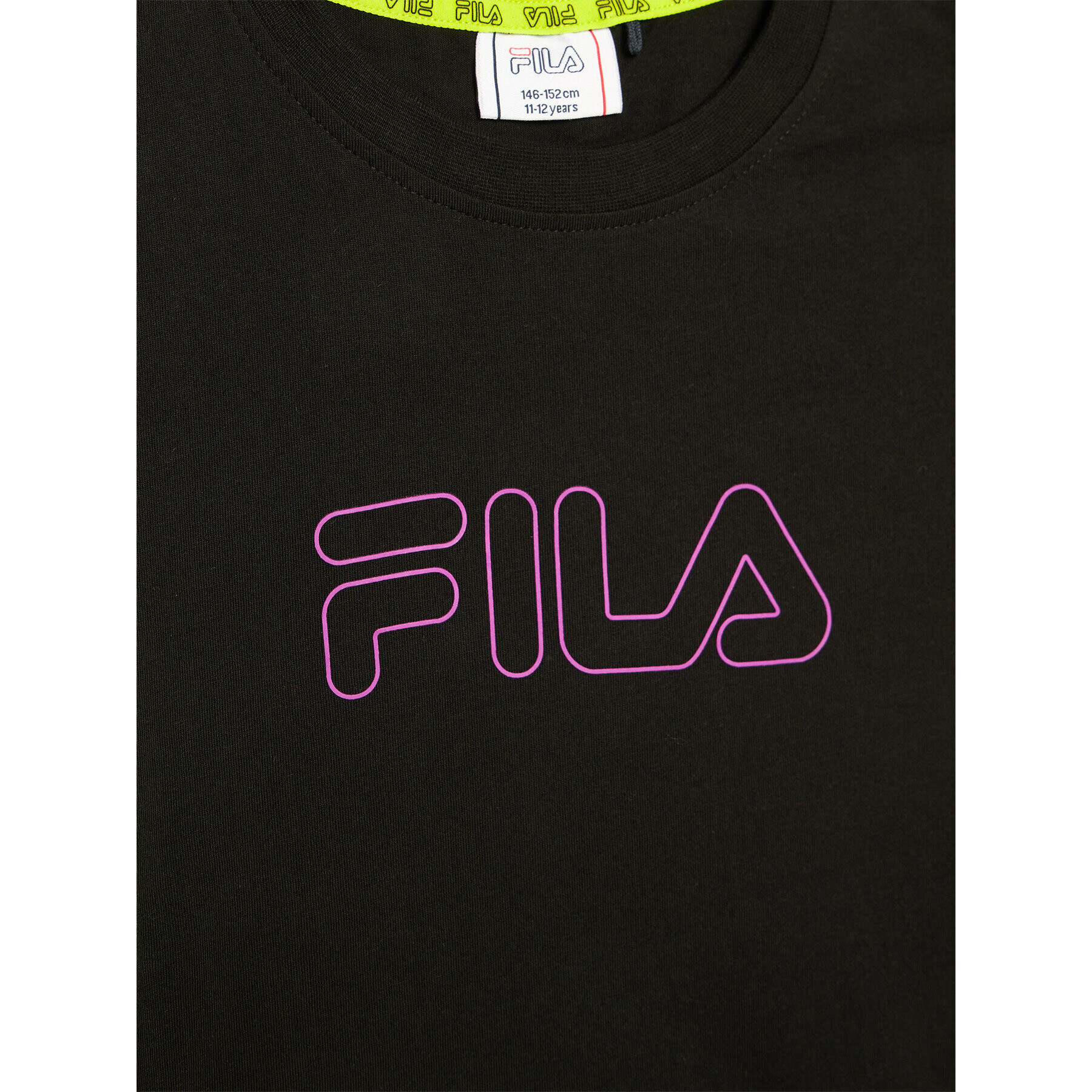 Fila T-Shirt Samara Blocked 683419 Černá Regular Fit - Pepit.cz