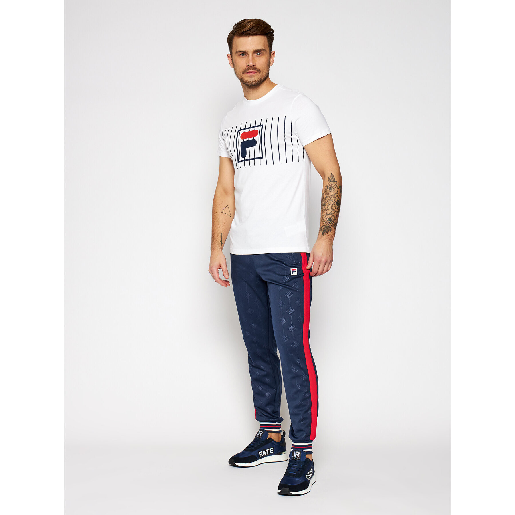 Fila T-Shirt Sauts Tee 687989 Bílá Regular Fit - Pepit.cz