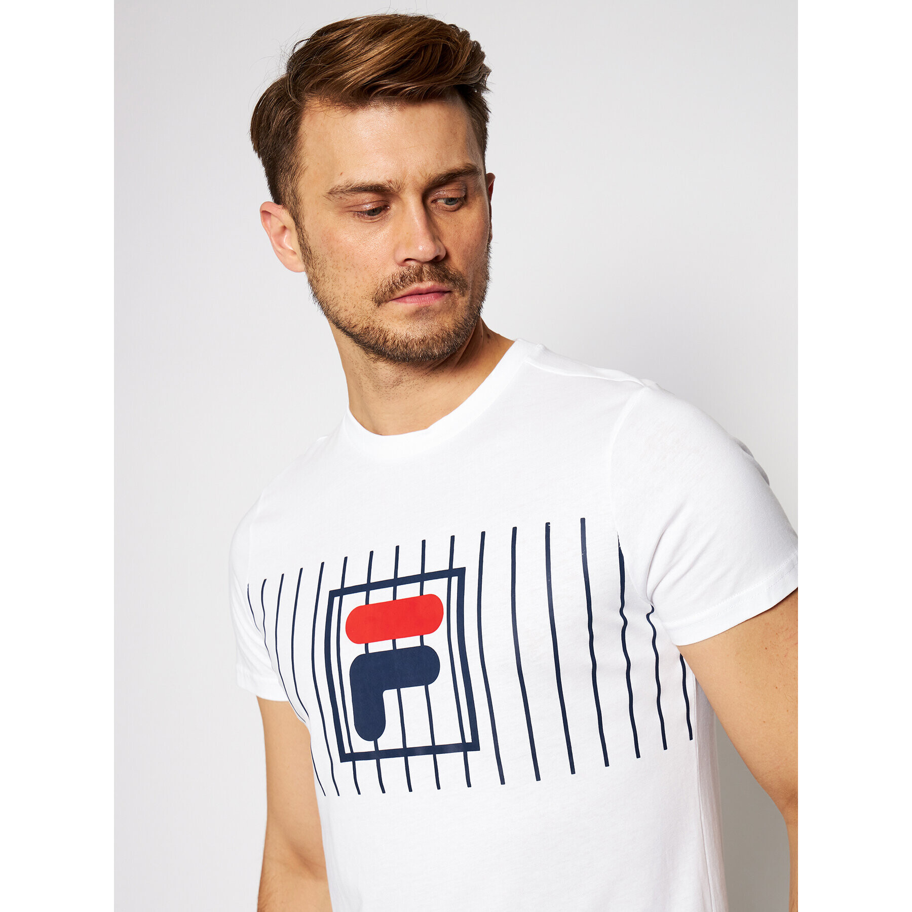 Fila T-Shirt Sauts Tee 687989 Bílá Regular Fit - Pepit.cz